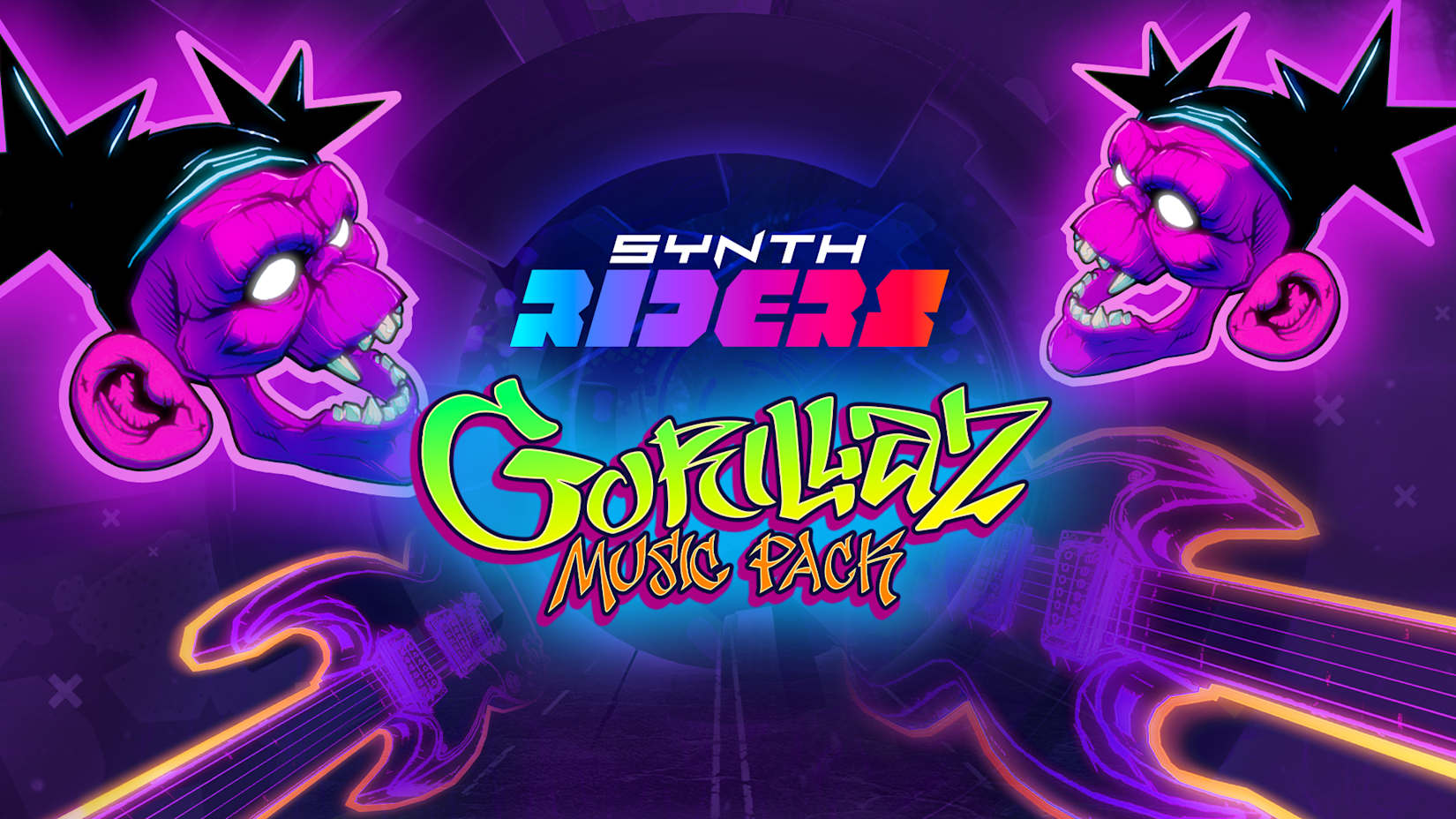 Capa de Synth Riders: Gorillaz Music Pack
