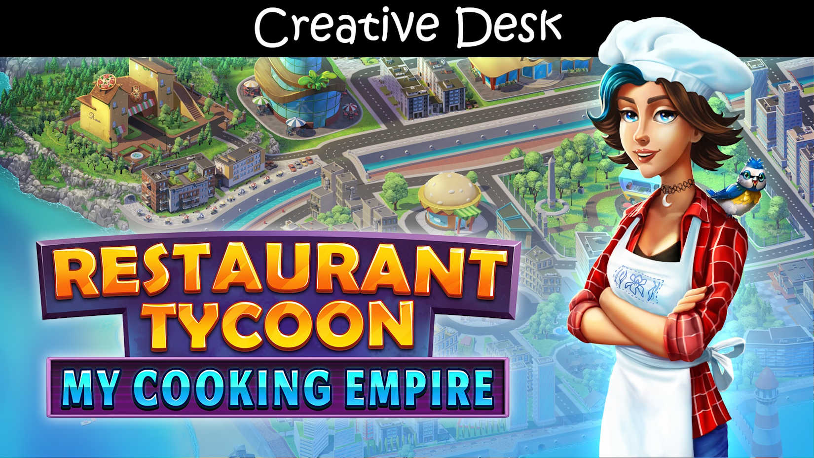 Capa de Restaurant Tycoon: My Cooking Empire - Creative Desk
