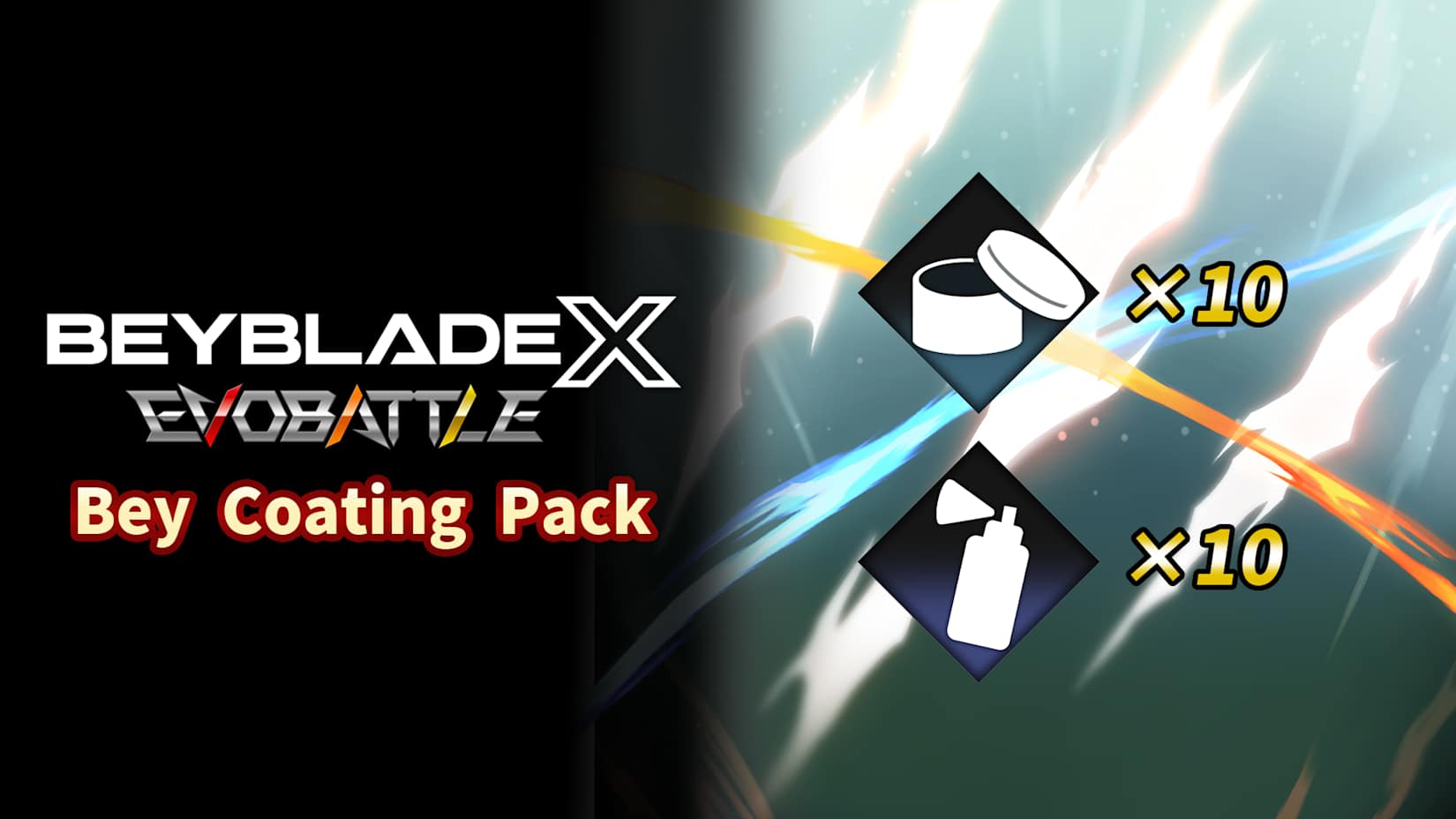 BEYBLADE X EVOBATTLE BEY COATING ITEM SET 封面