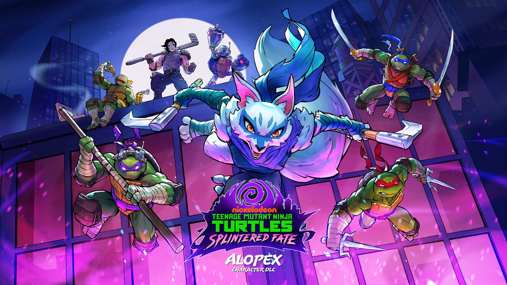 Capa de Tartarugas Ninja: O Destino de Splinter - DLC de personagem Alopex