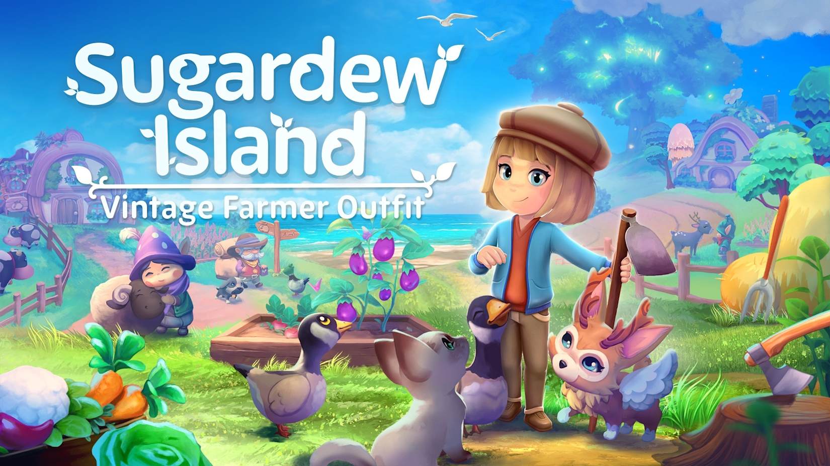 Capa de Sugardew Island - Vintage Farmer Outfit
