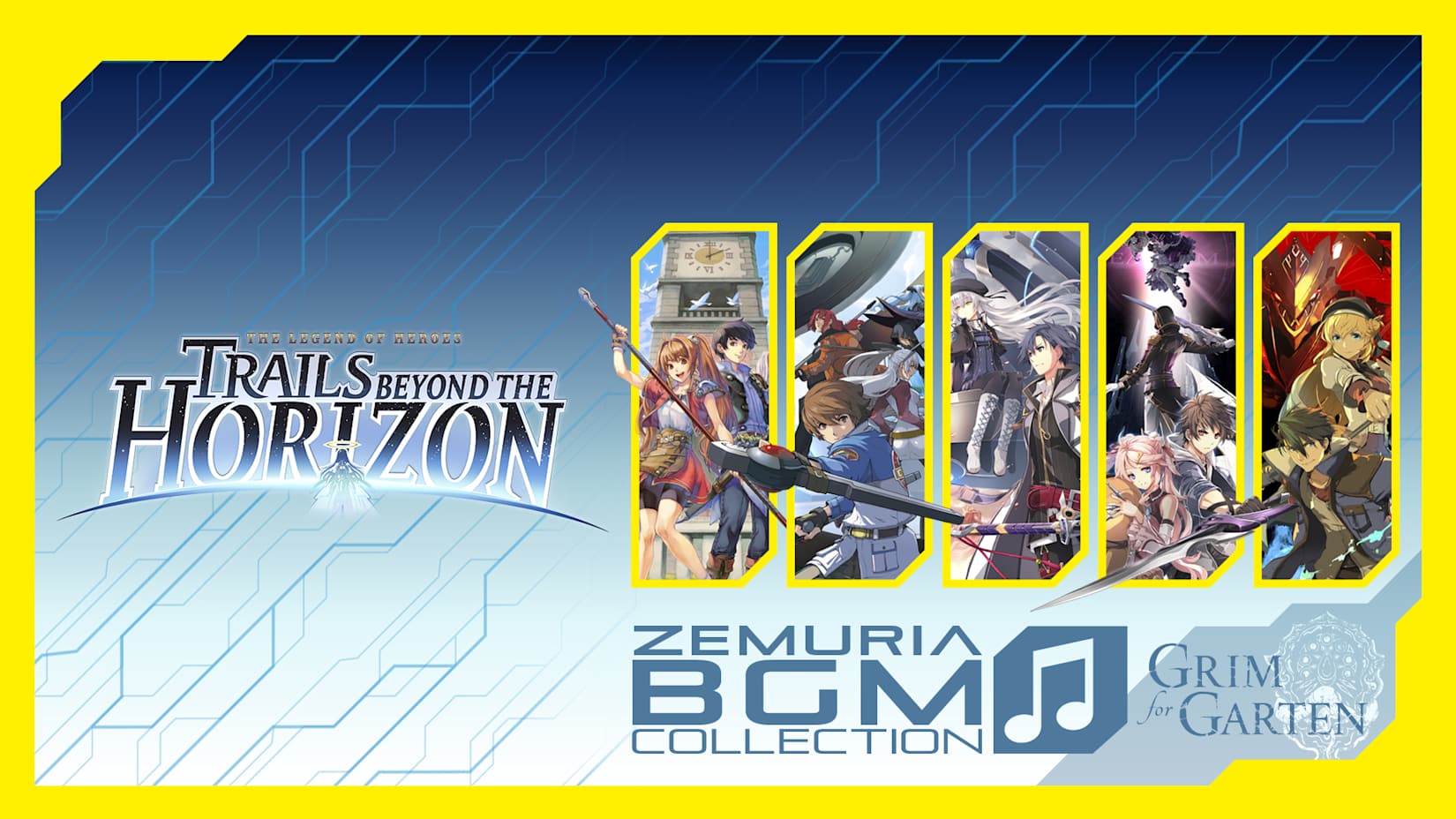 Capa de Trails beyond the Horizon - Zemuria BGM Collection