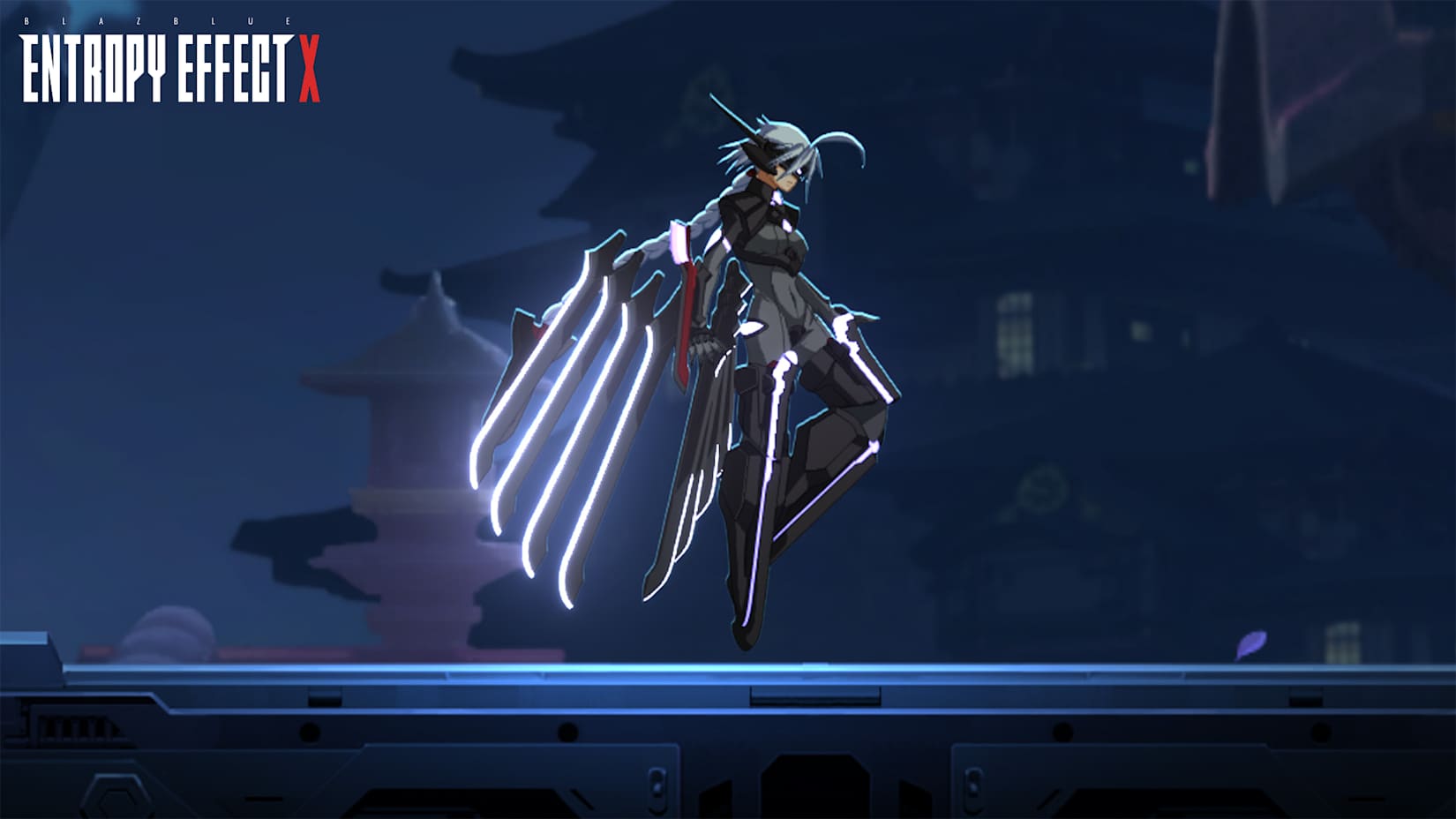 Capa de Blazblue Entropy Effect X - Λ-No.11-Palette:  [Black and White]
