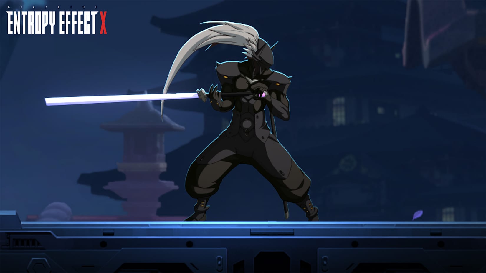 Capa de Blazblue Entropy Effect X - Paleta de Hakumen: [Preto e Branco]