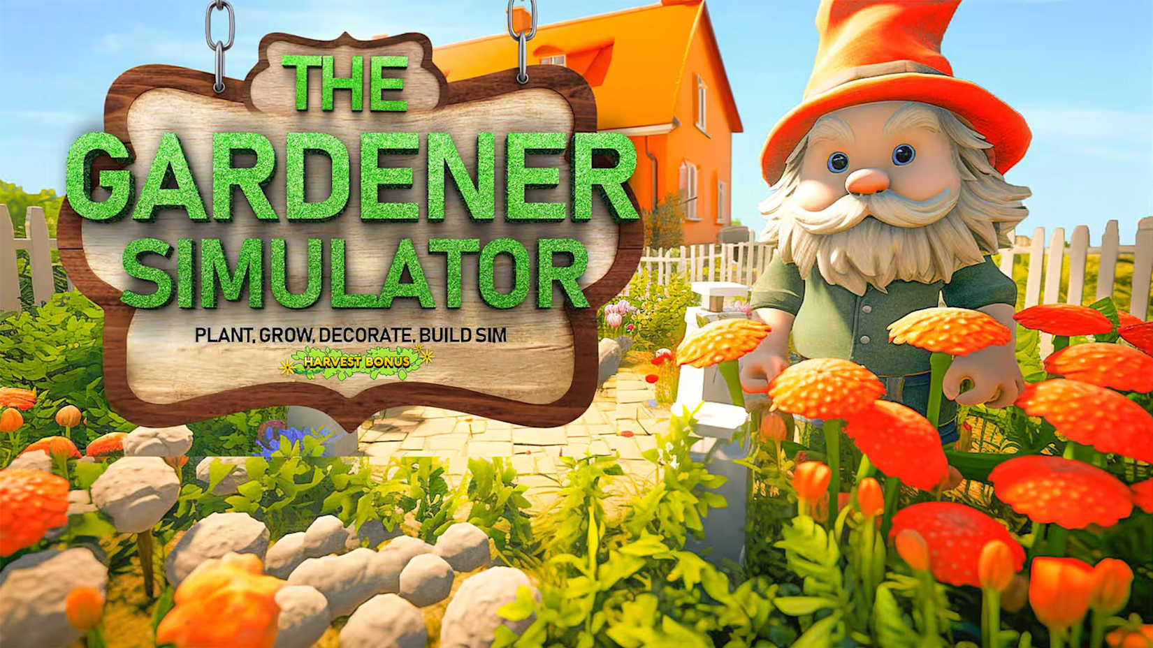 Capa de The Gardener Simulator - Plant, Grow, Decorate, Build Sim: Harvest Bonus