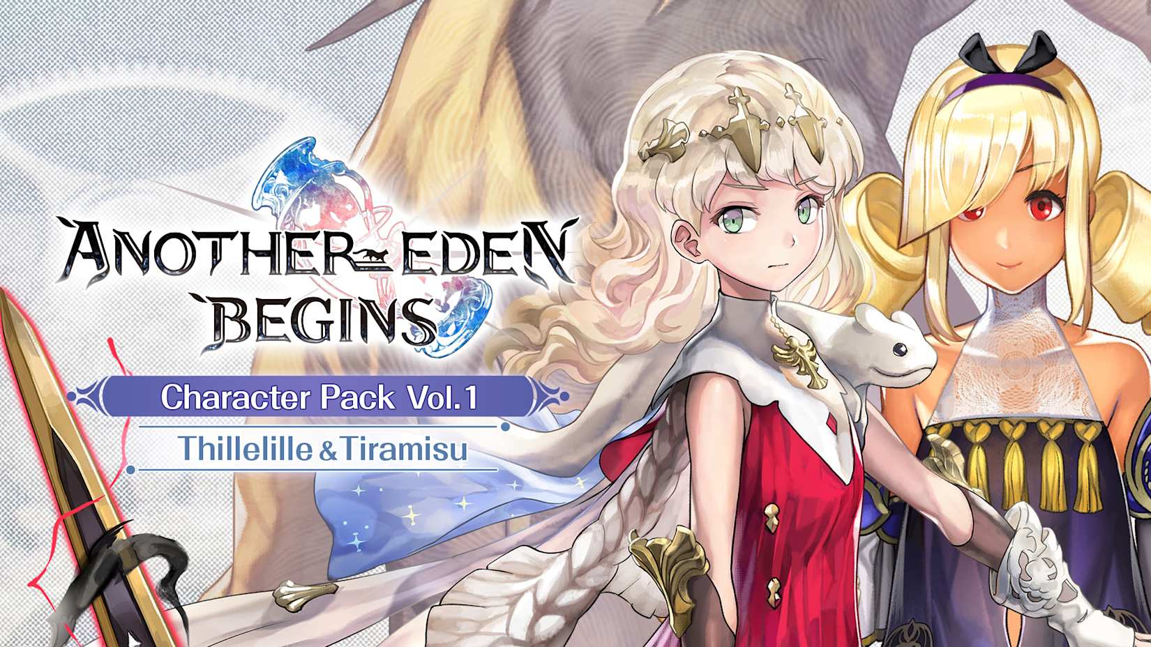 Capa de Another Eden Begins - Character Pack Vol. 1: Thillelille & Tiramisu