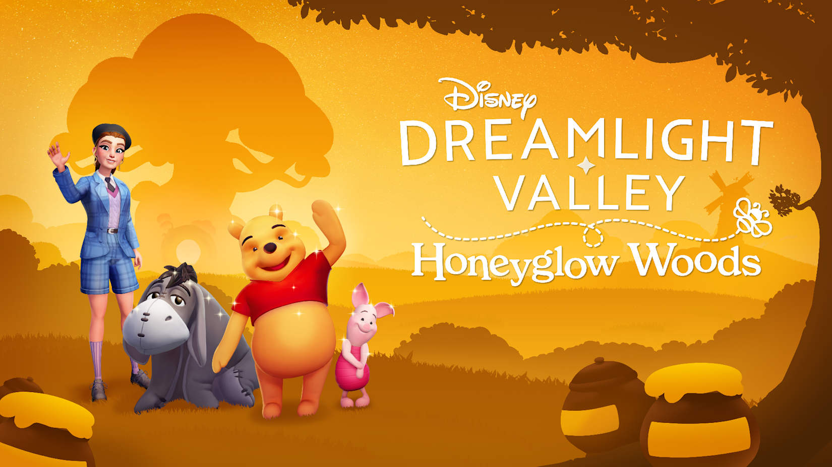 Capa de Disney Dreamlight Valley: Honeyglow Woods