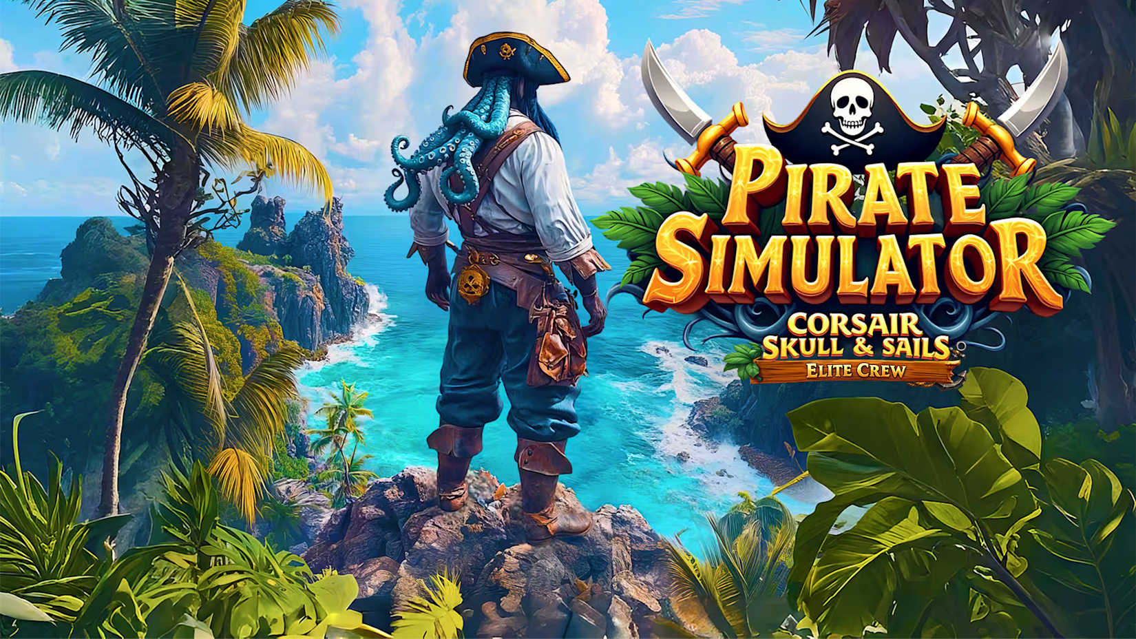 Pirate Simulator – Corsair Skull & Sails: Elite Crew 封面