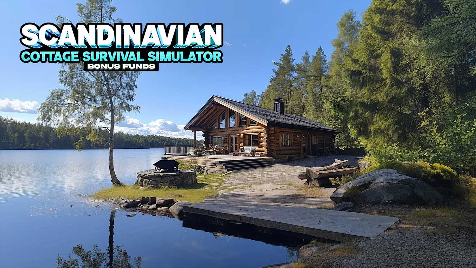 Scandinavian Cottage Survival Simulator: Bonus Funds 封面