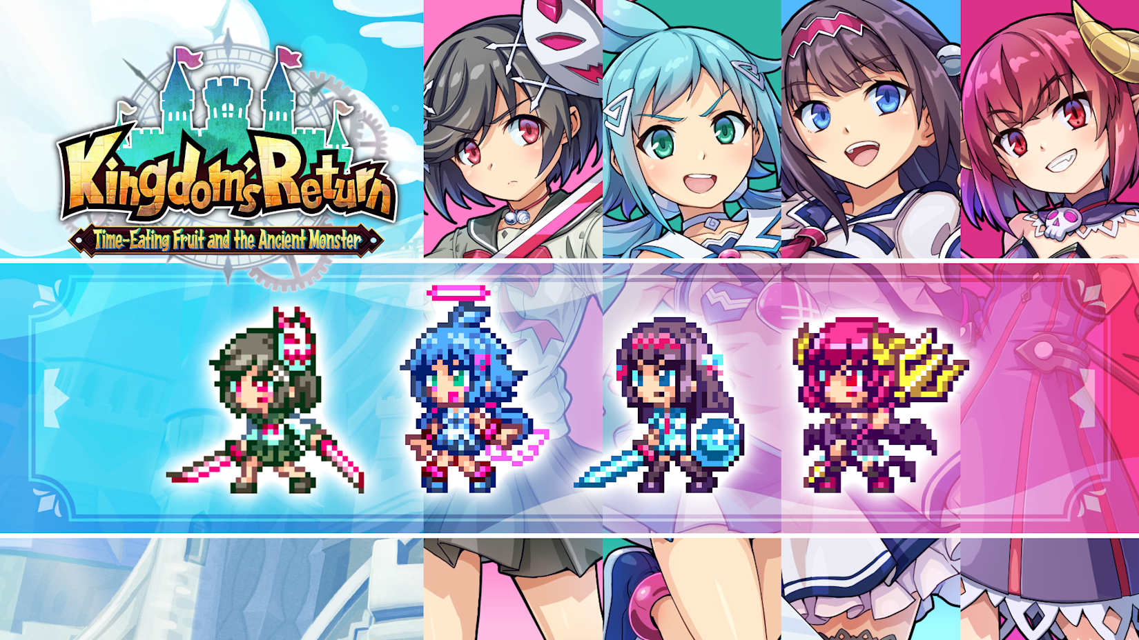 Estilo de personagem crossover "Gal*Gun: Double Peace" 封面