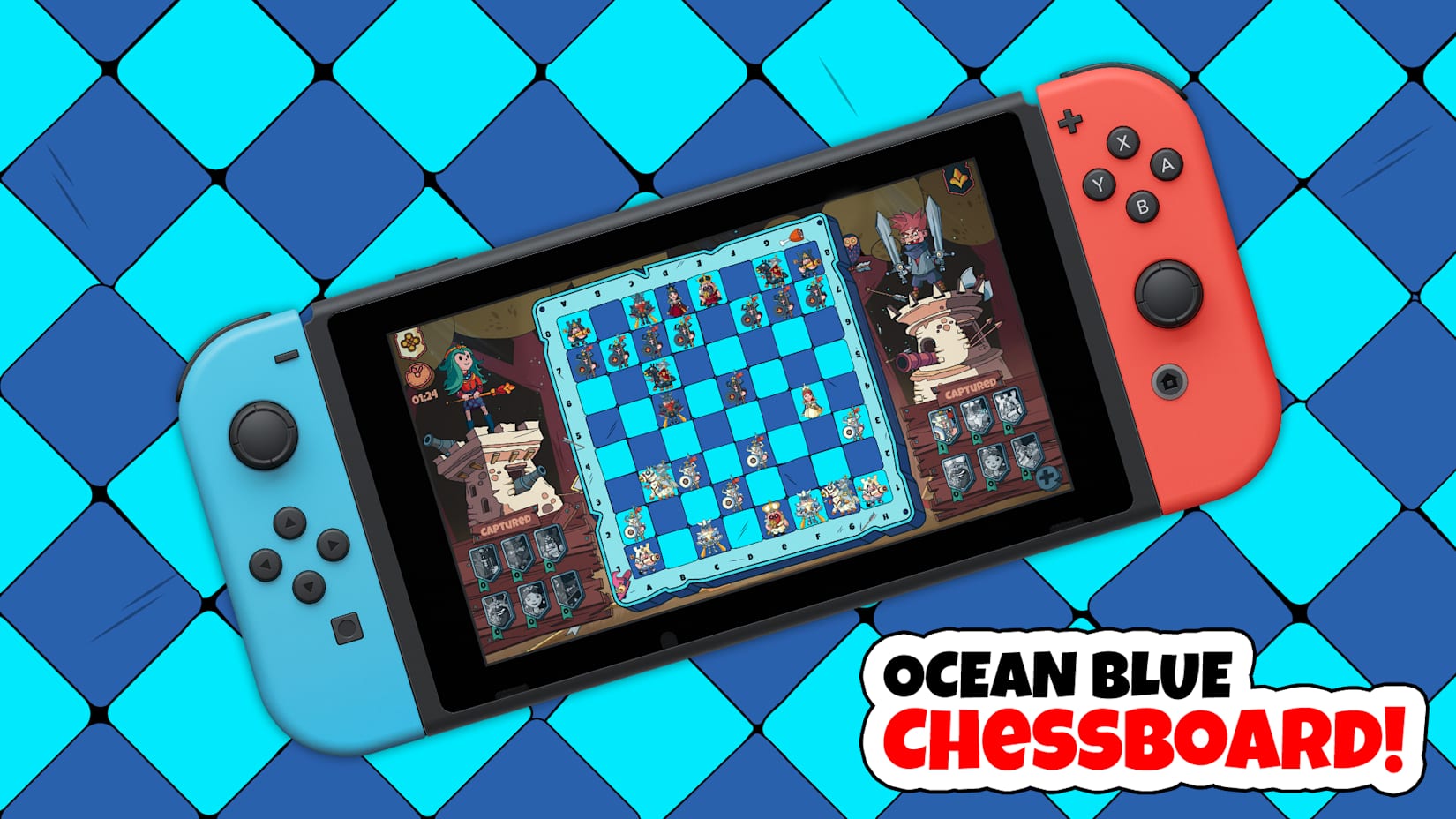 Ocean Blue Chessboard 封面