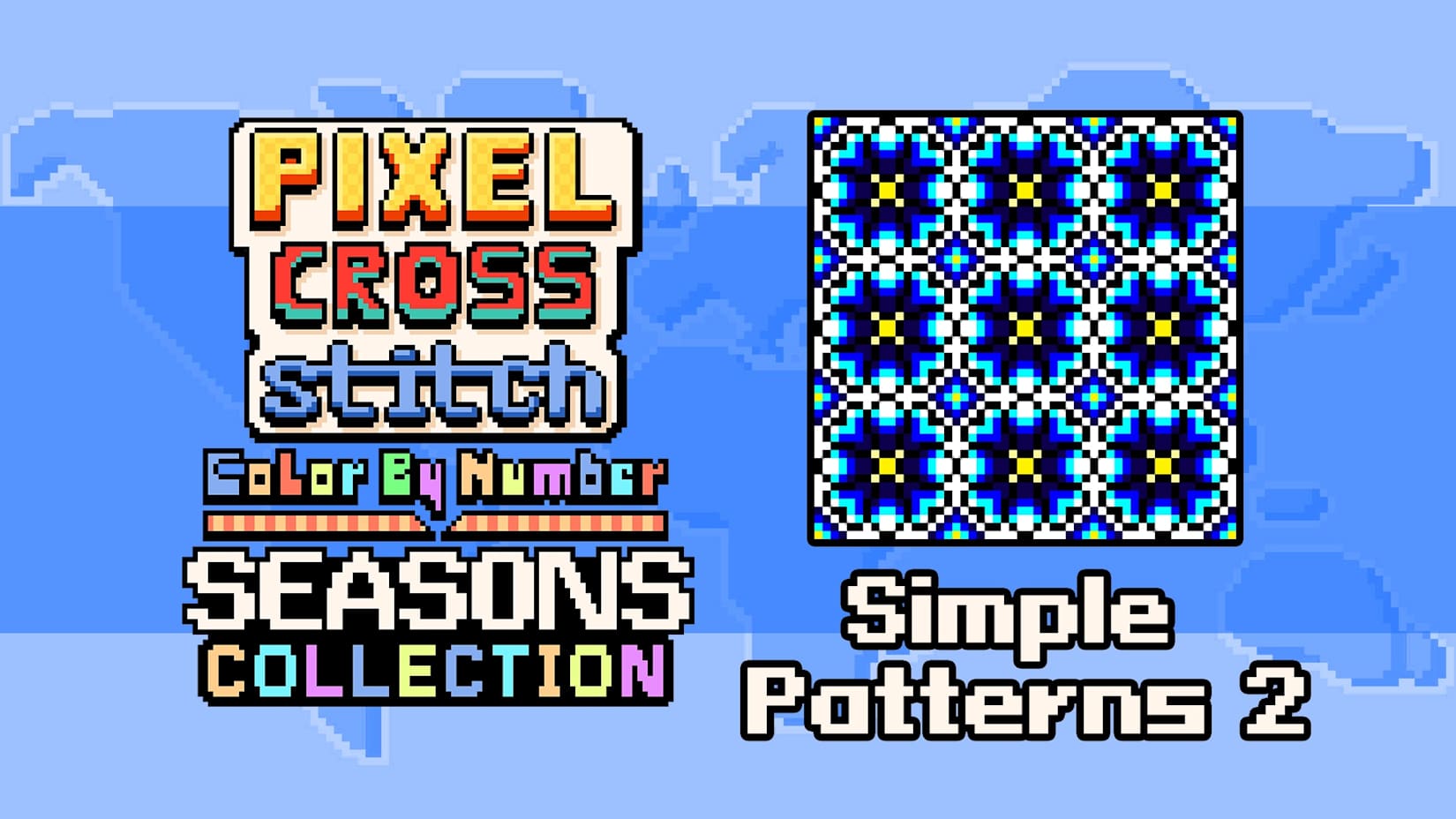 Capa de Pixel Cross Stitch Color by Number: Simple Patterns 2