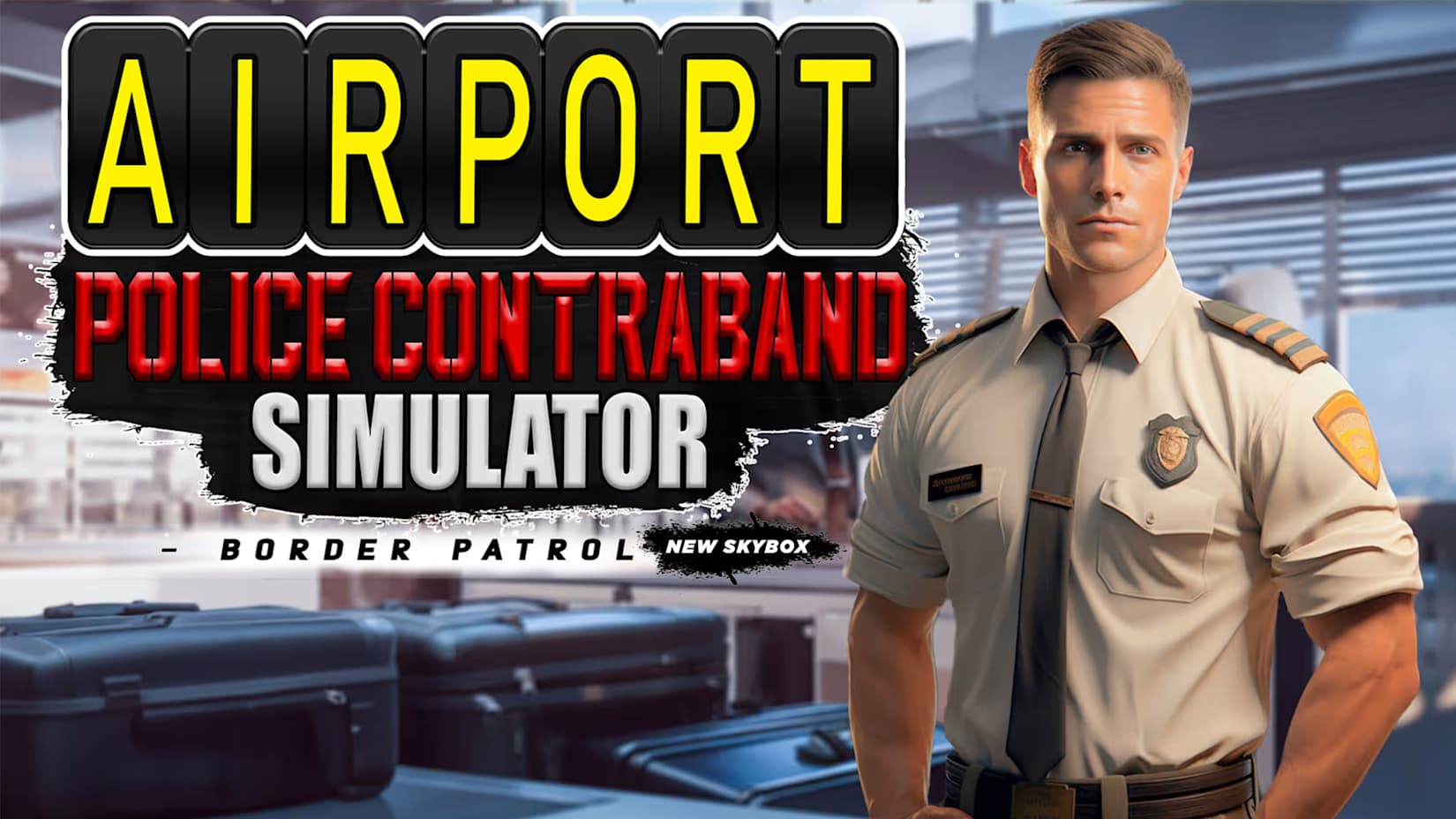 Capa de Airport Police Contraband Simulator - Border Patrol: New Skybox