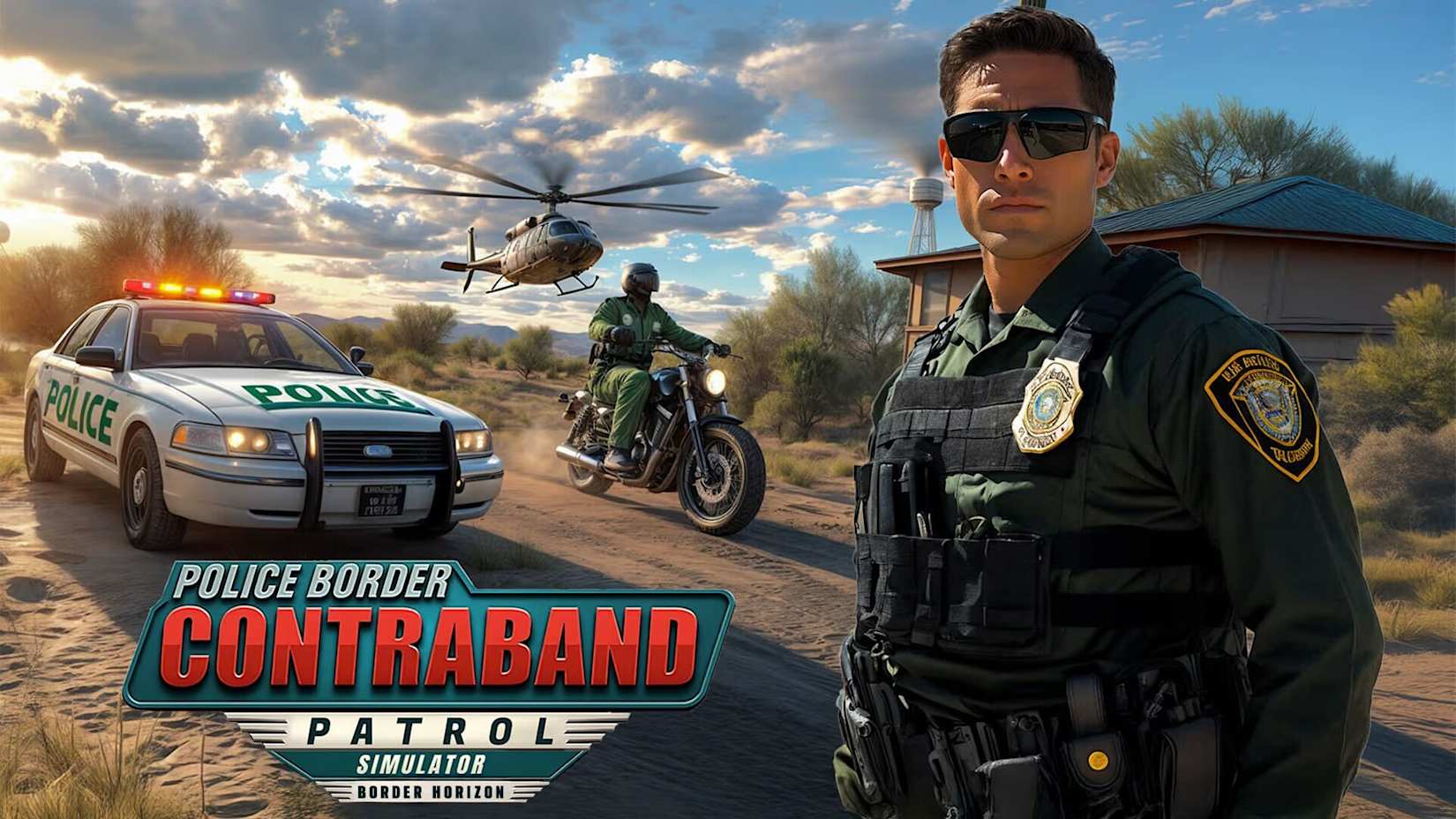 POLICE BORDER CONTRABAND PATROL SIMULATOR: Border Horizon 封面