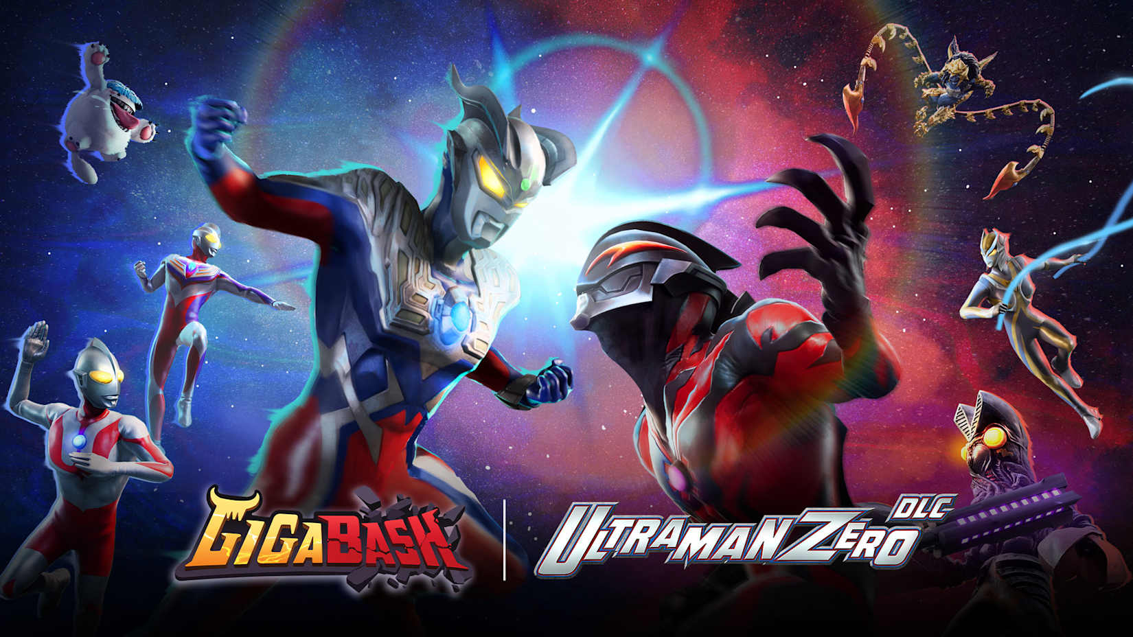 Capa de GigaBash - Ultraman Zero DLC