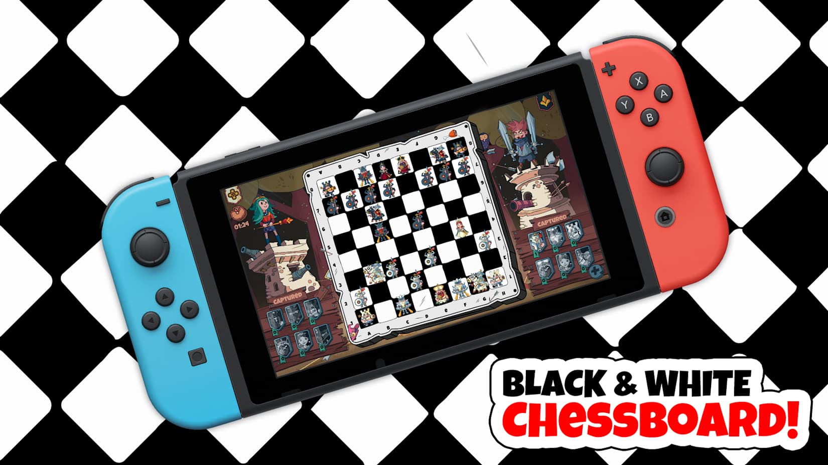 Black & White Chessboard 封面