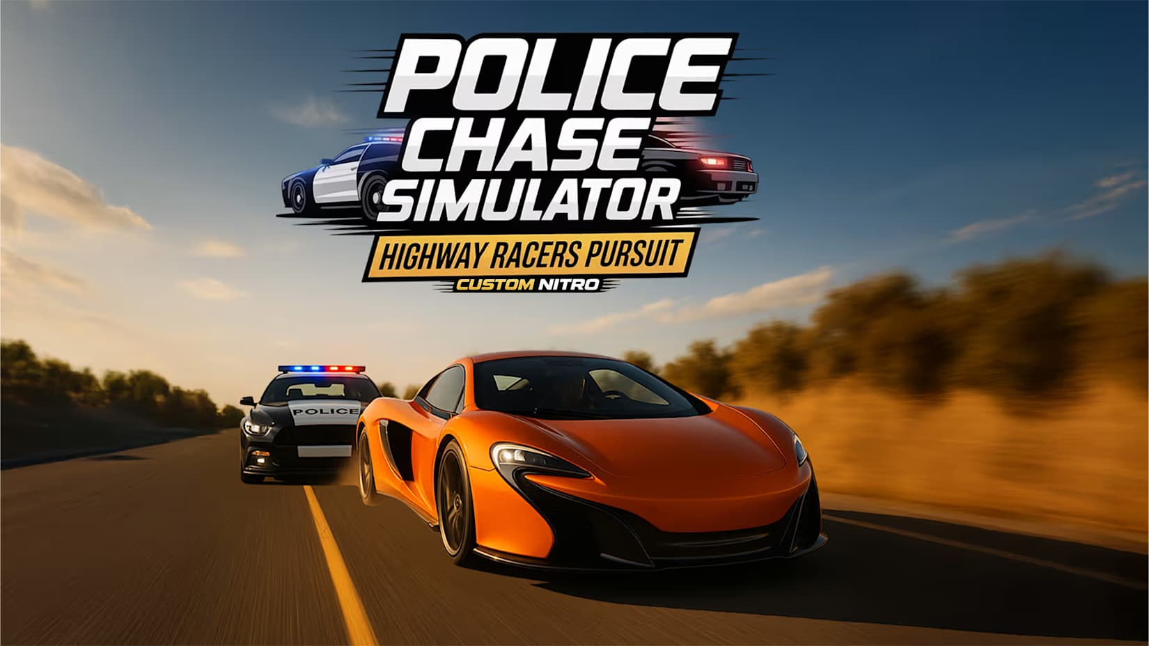 Police Chase Simulator: Highway Racers Pursuit – Custom Nitro 封面