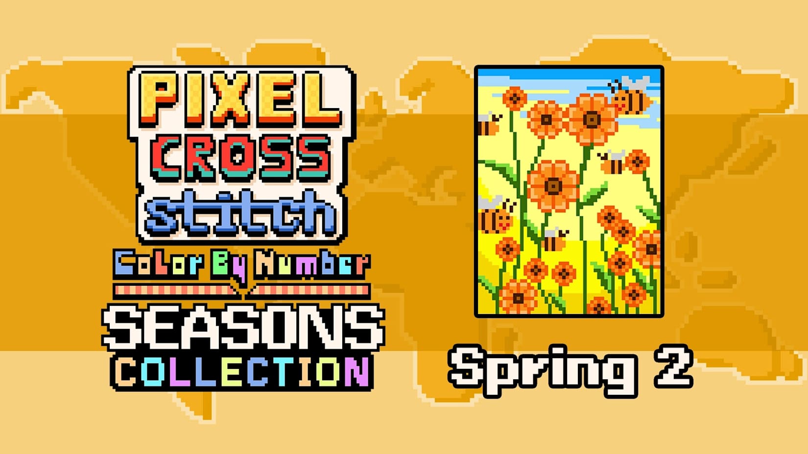Pixel Cross Stitch Color by Number Seasons Collection: Spring 2 封面