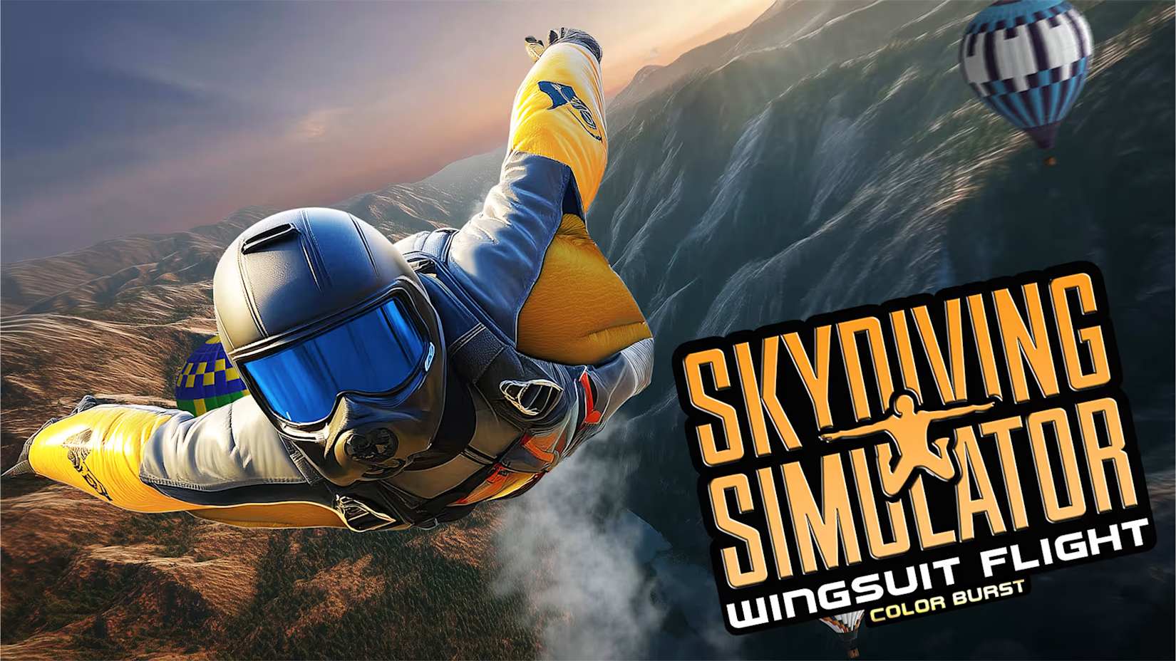 Skydiving Simulator: Wingsuit Flight - Color Burst 封面