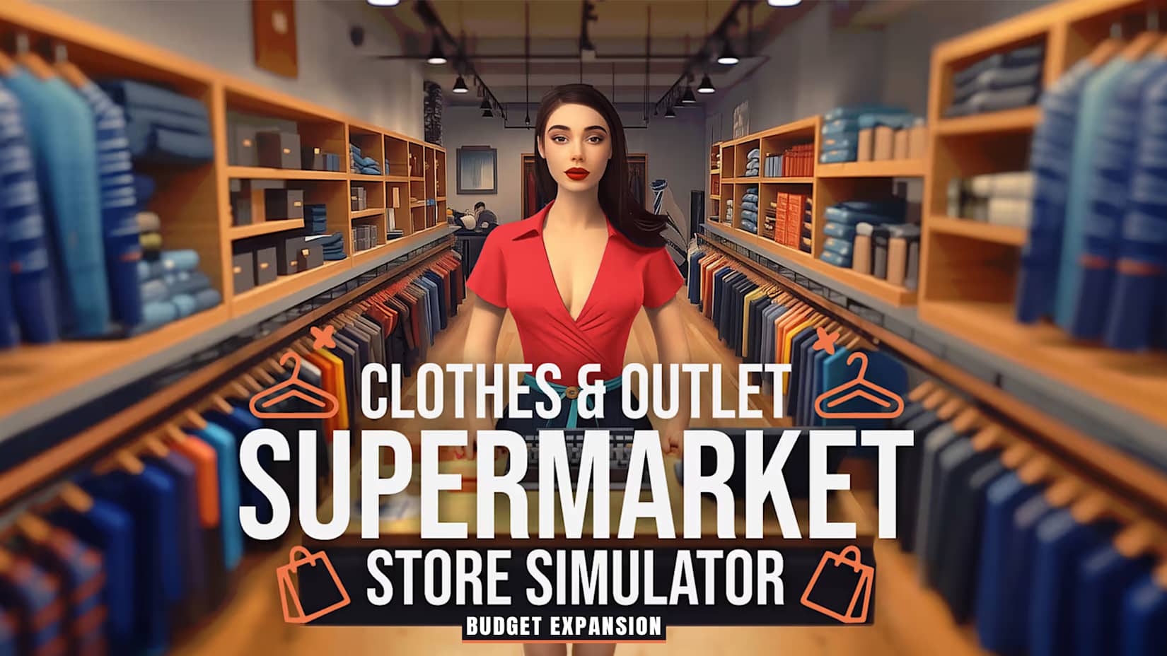 Capa de Clothes & Outlet Supermarket Store Simulator: Budget Expansion