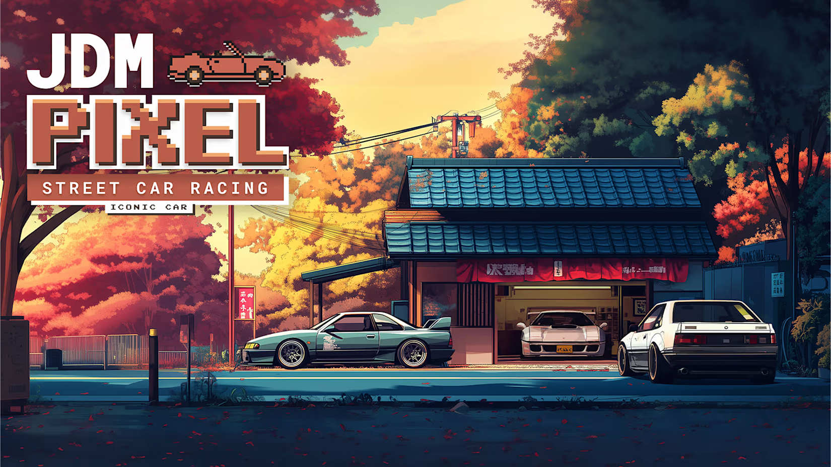 Capa de JDM Pixel Street Car Racing: Iconic Car