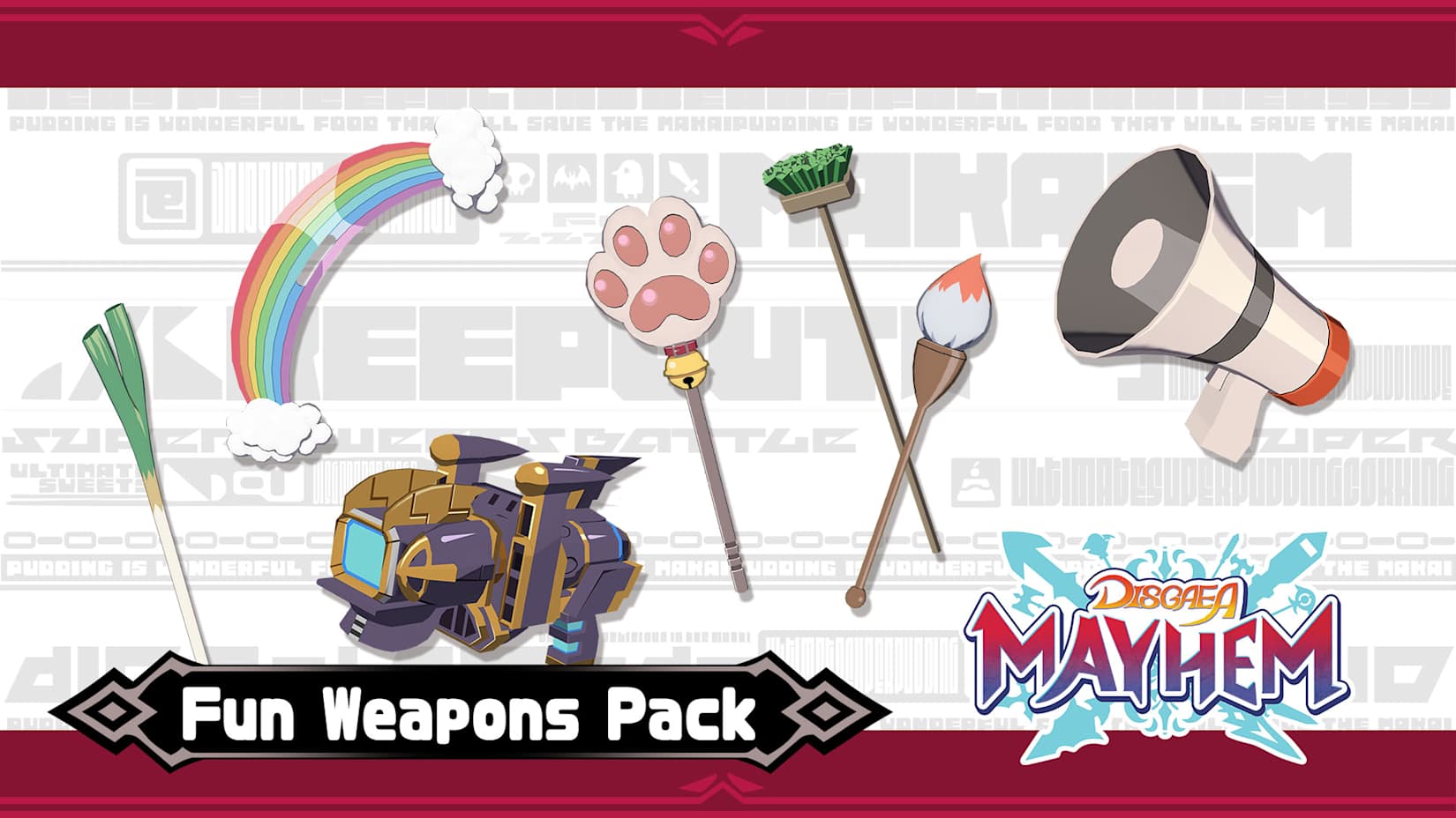 Capa de Disgaea Mayhem - Fun Weapons Pack