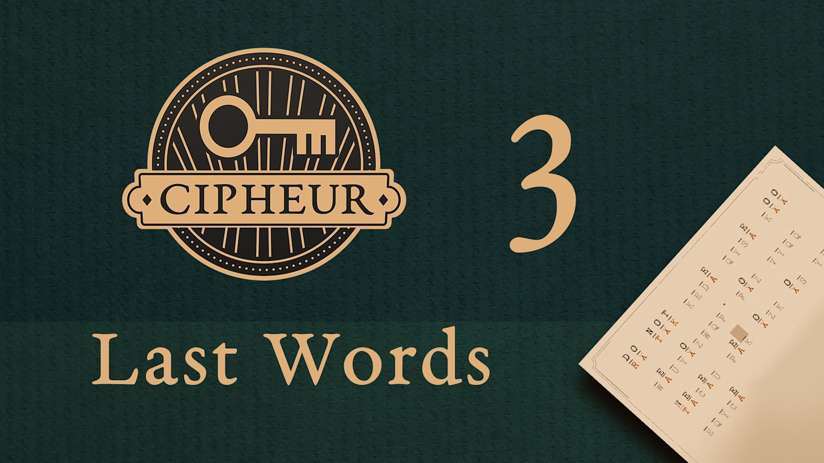Capa de Cipheur: Last Words 3