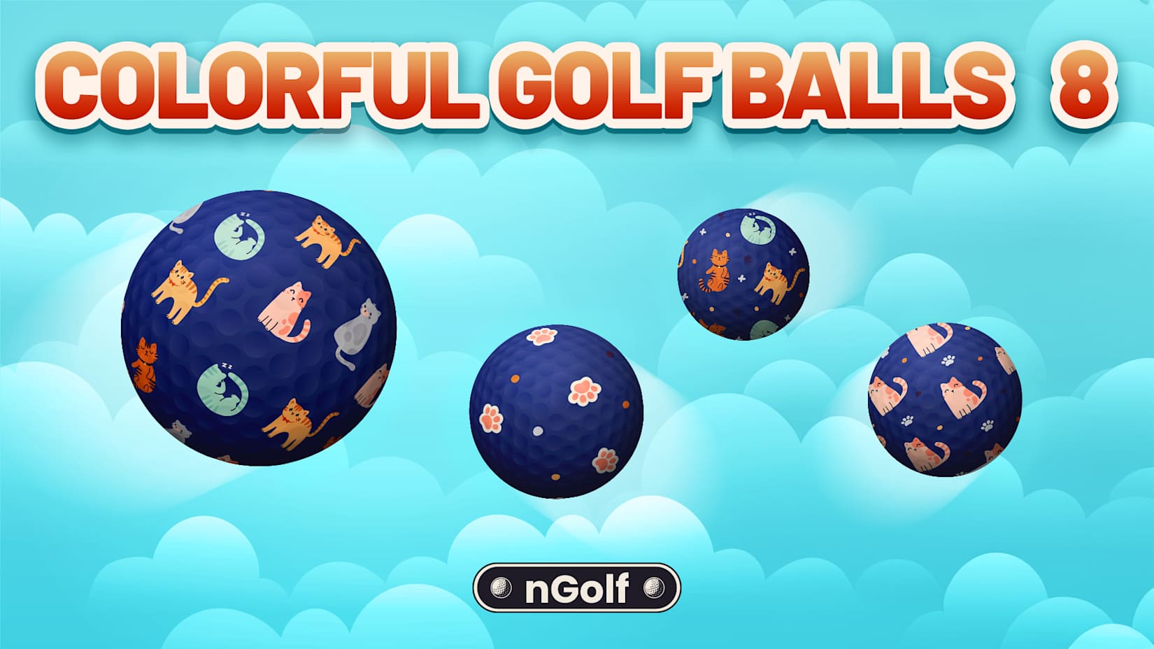 Colorful Golf Balls 8 封面