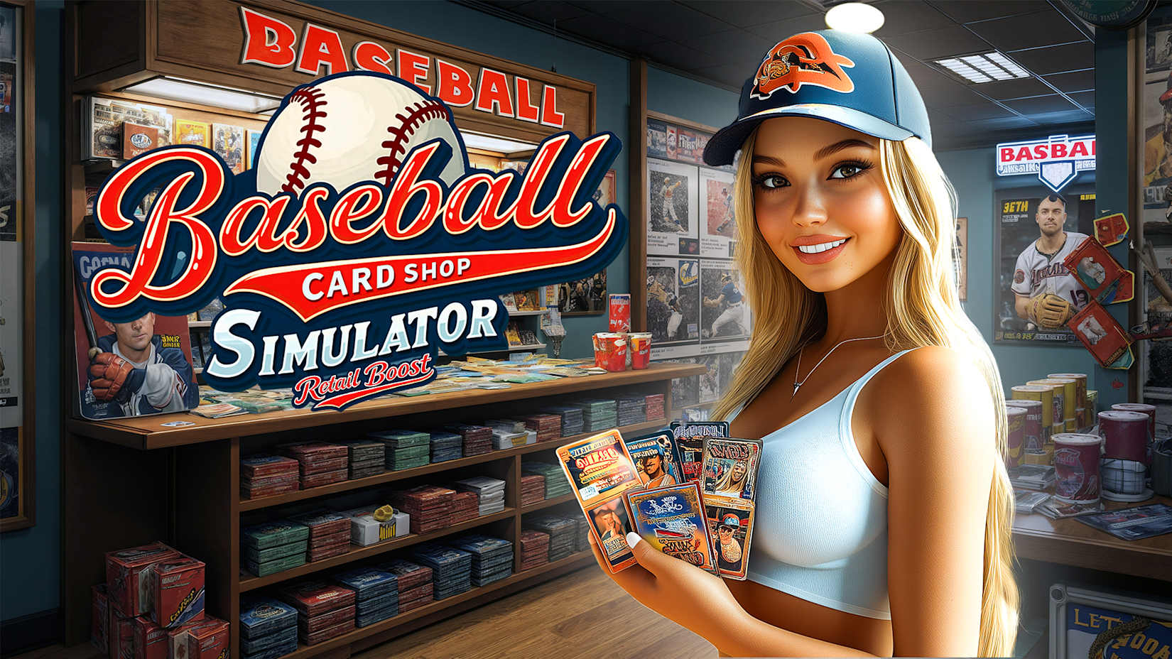 Capa de Baseball Card Shop Simulator: Retail Boost