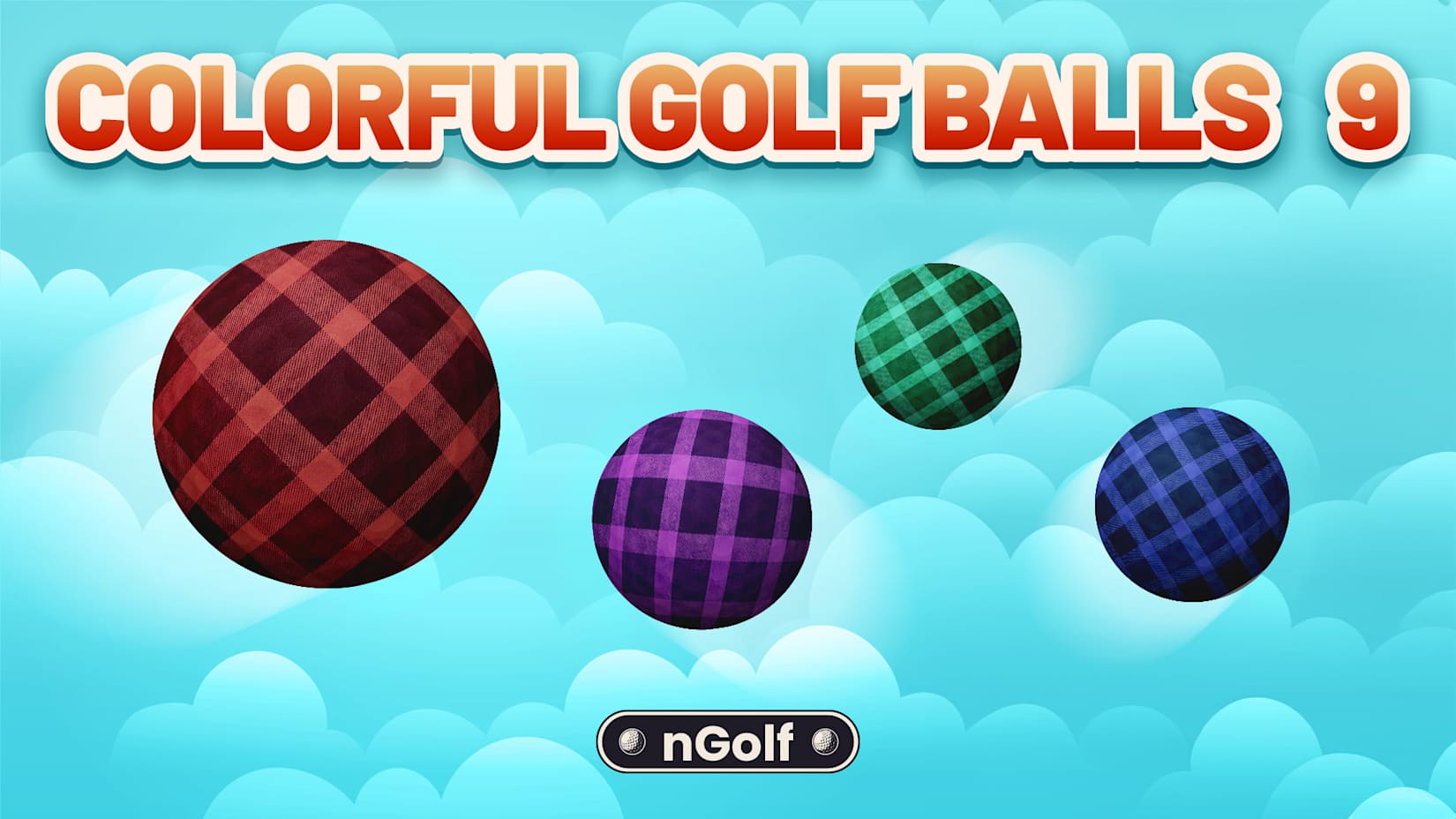 Capa de Colorful Golf Balls 9