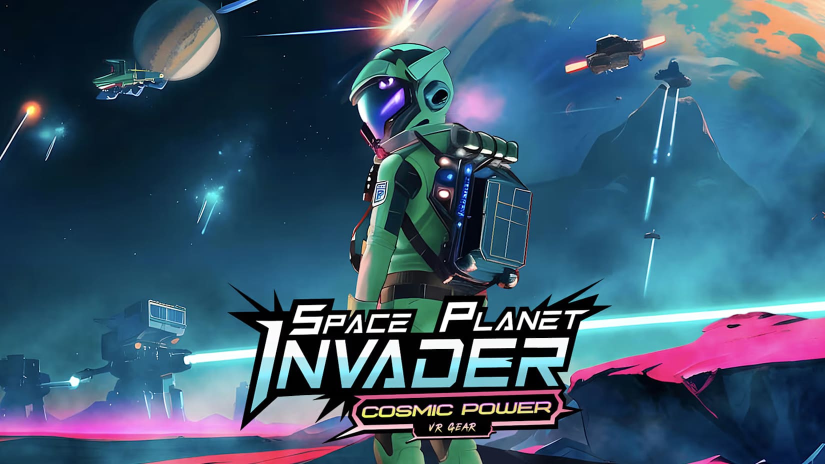 Capa de Space Planet Invader - Cosmic Power: VR Gear