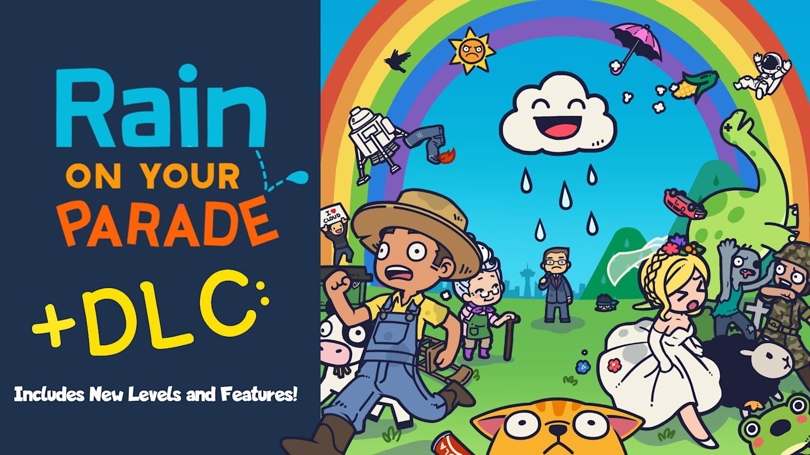Rain on Your Parade + DLC: Novos níveis e funcionalidades! 封面