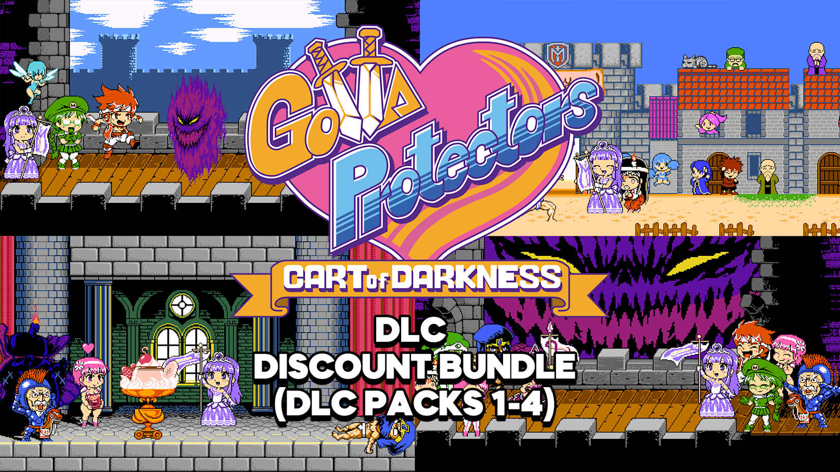 Capa de Gotta Protectors: Cart of Darkness DLC Discount Bundle (DLC Packs 1-4)