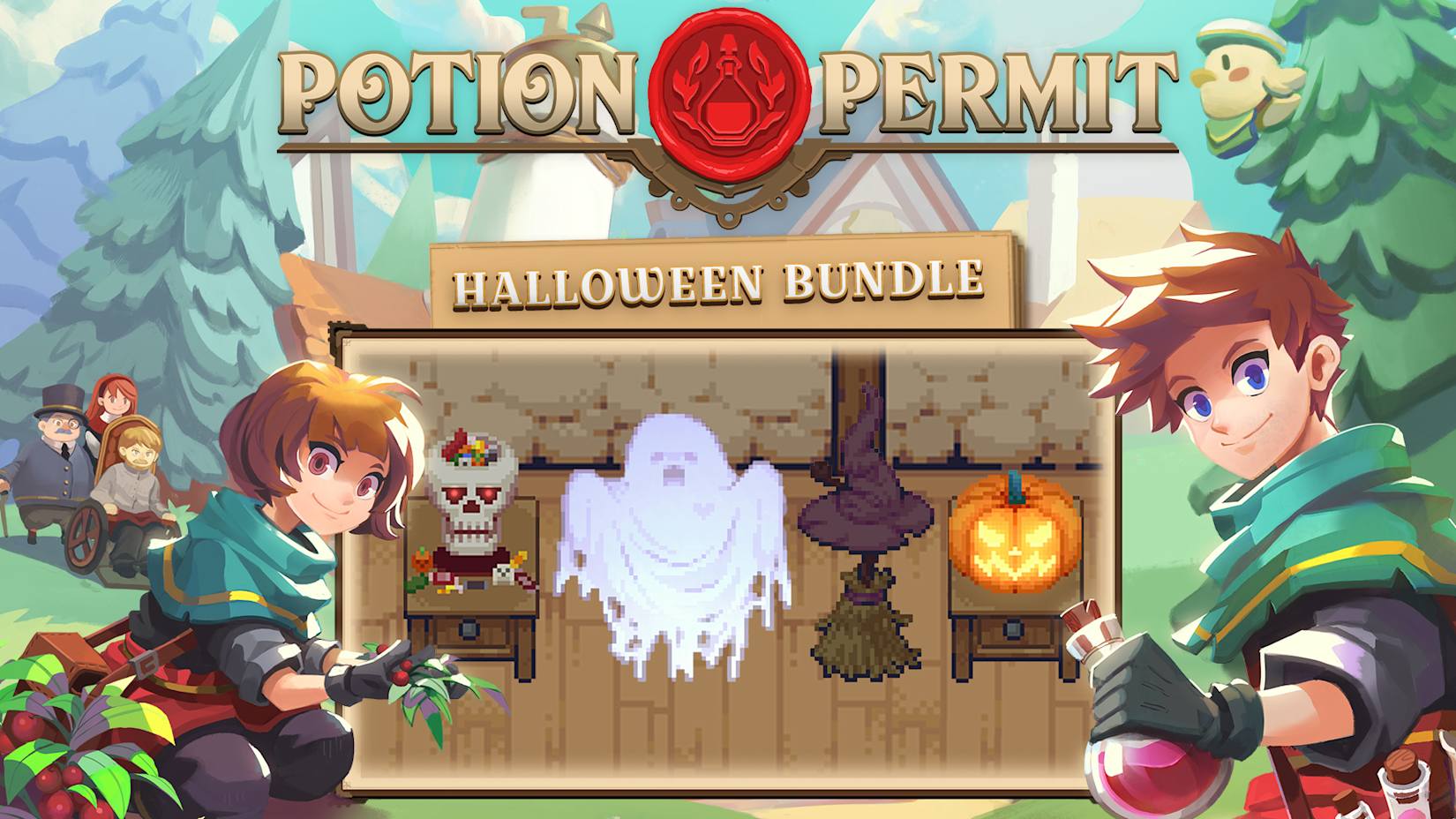 Capa de Potion Permit - Halloween Bundle