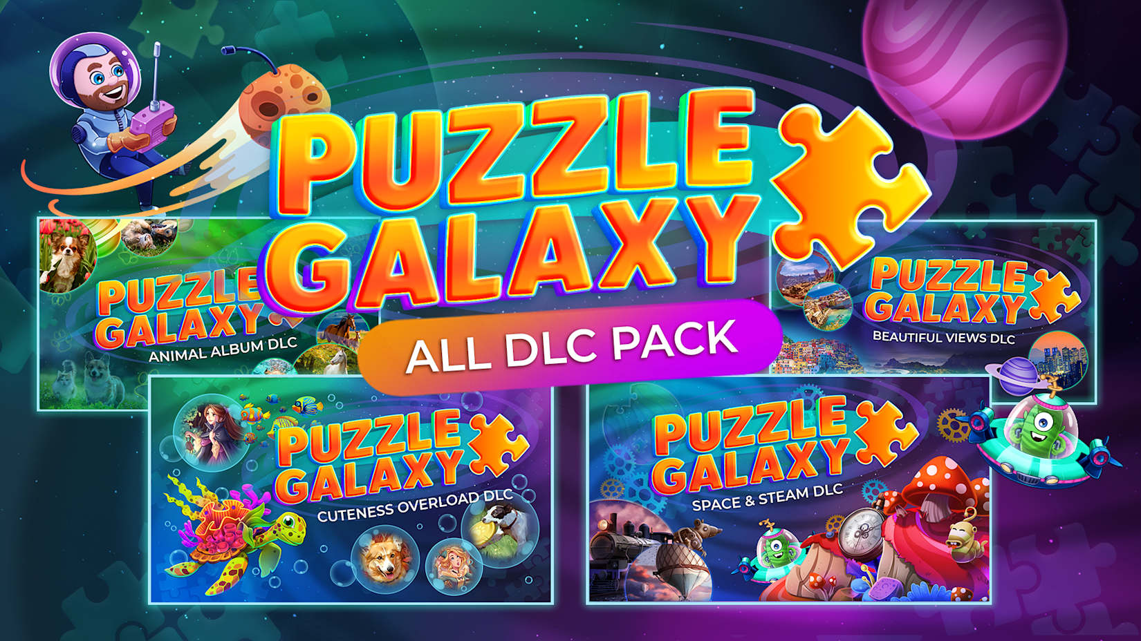 Capa de Puzzle Galaxy: All DLC Pack - 140 puzzles