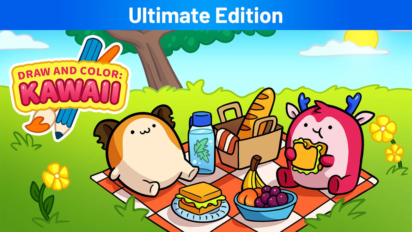 DRAW AND COLOR: KAWAII Ultimate Edition 封面