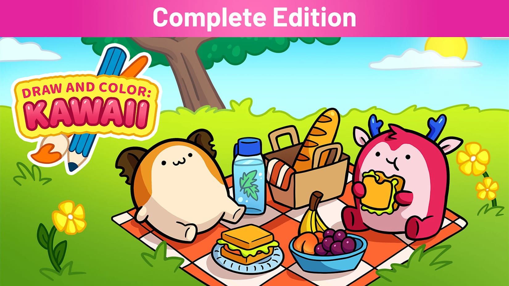 DRAW AND COLOR: KAWAII Complete Edition 封面