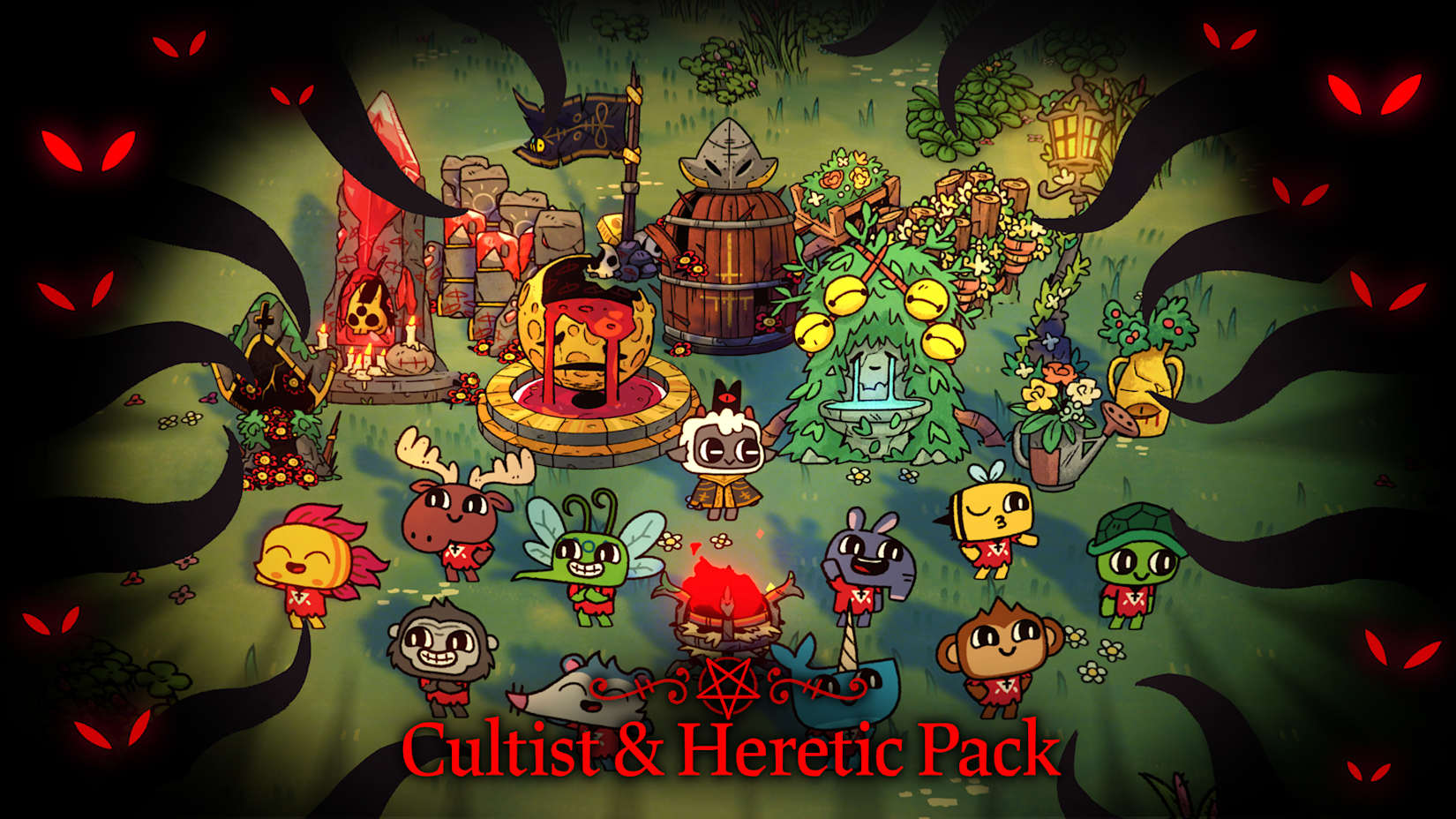 Cult of the Lamb - Cultist and Heretic Pack Bundle 封面