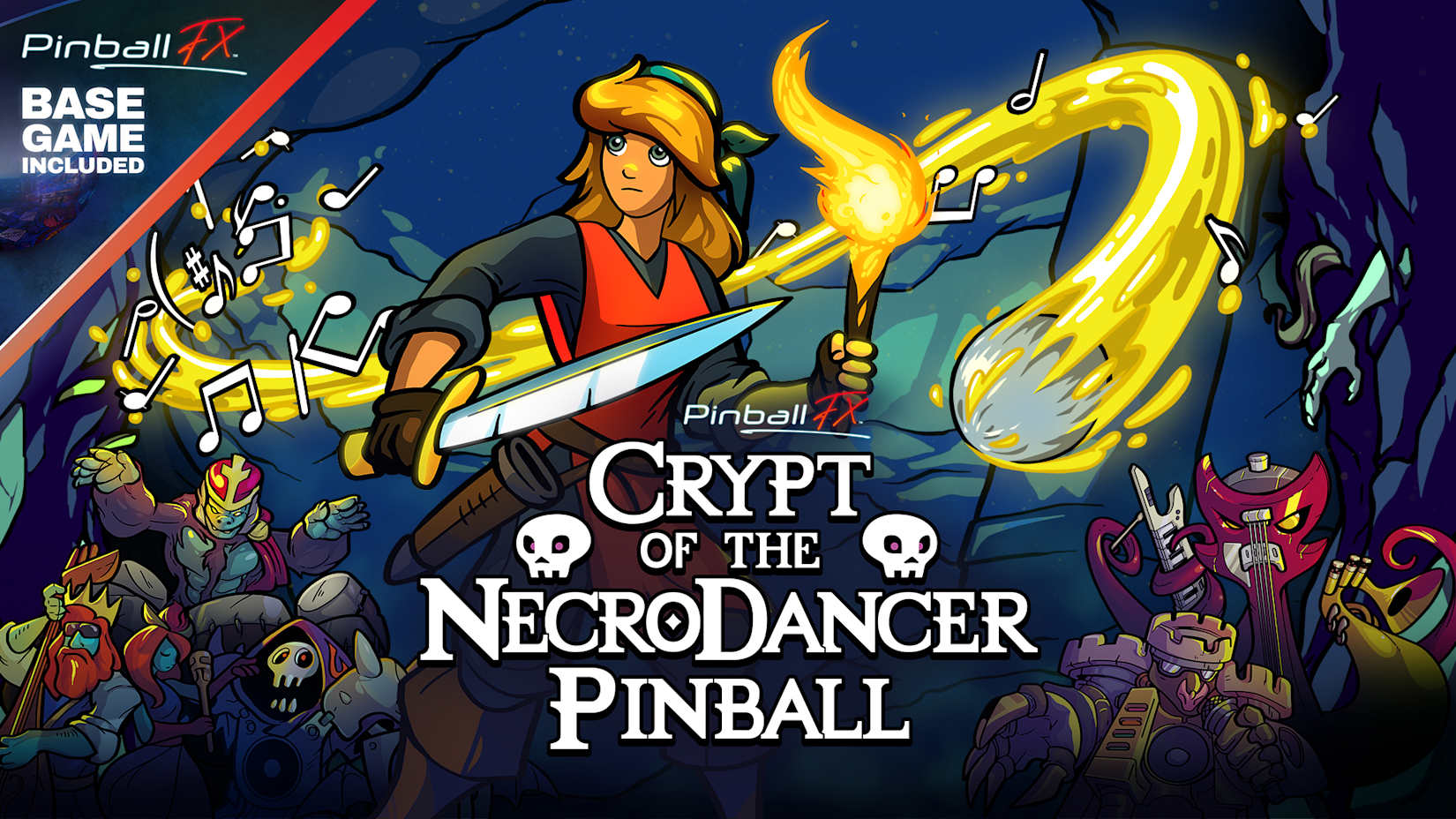 Pinball FX + Crypt of the NecroDancer Pinball Bundle 封面