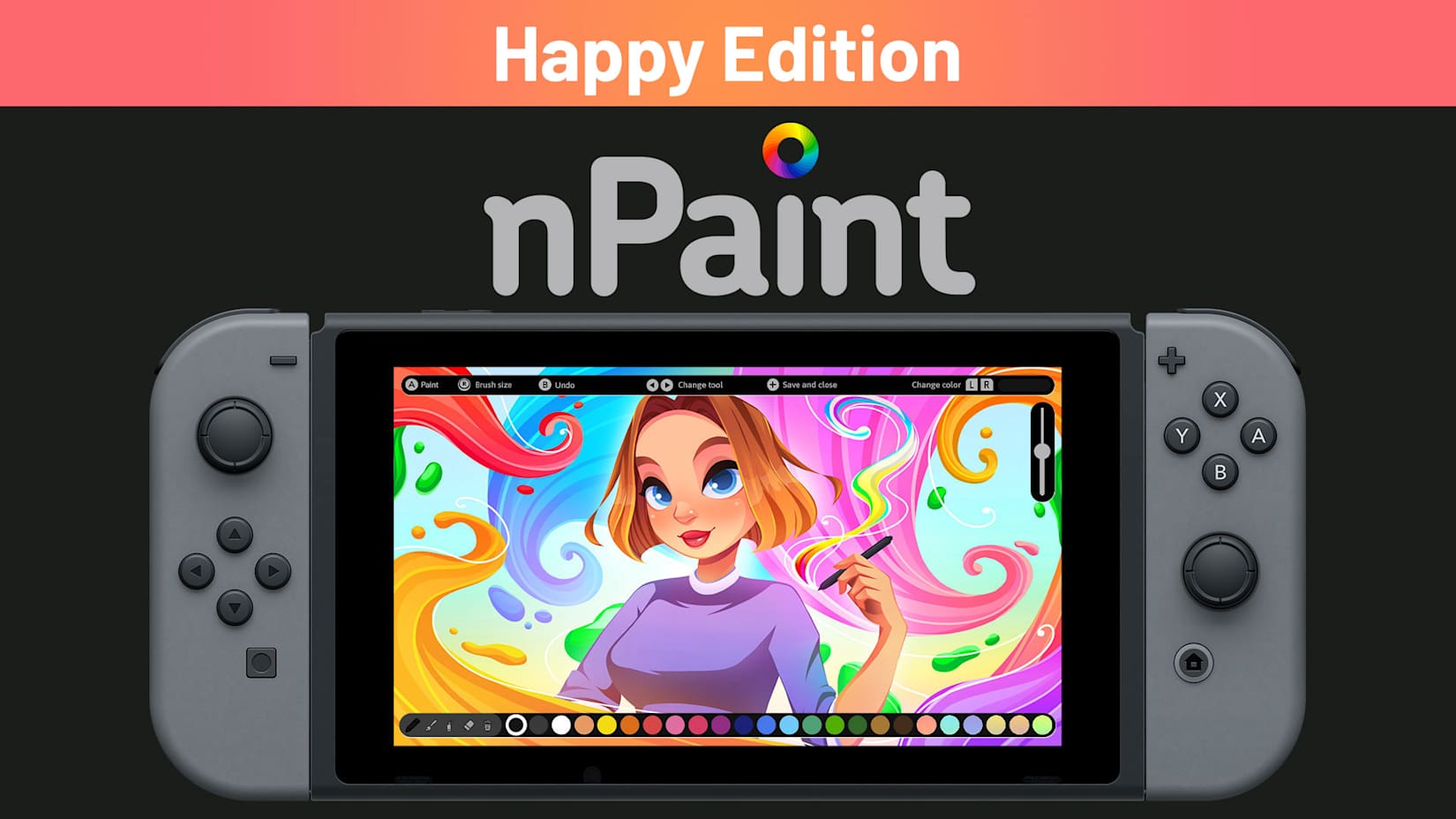 Capa de nPaint Happy Edition