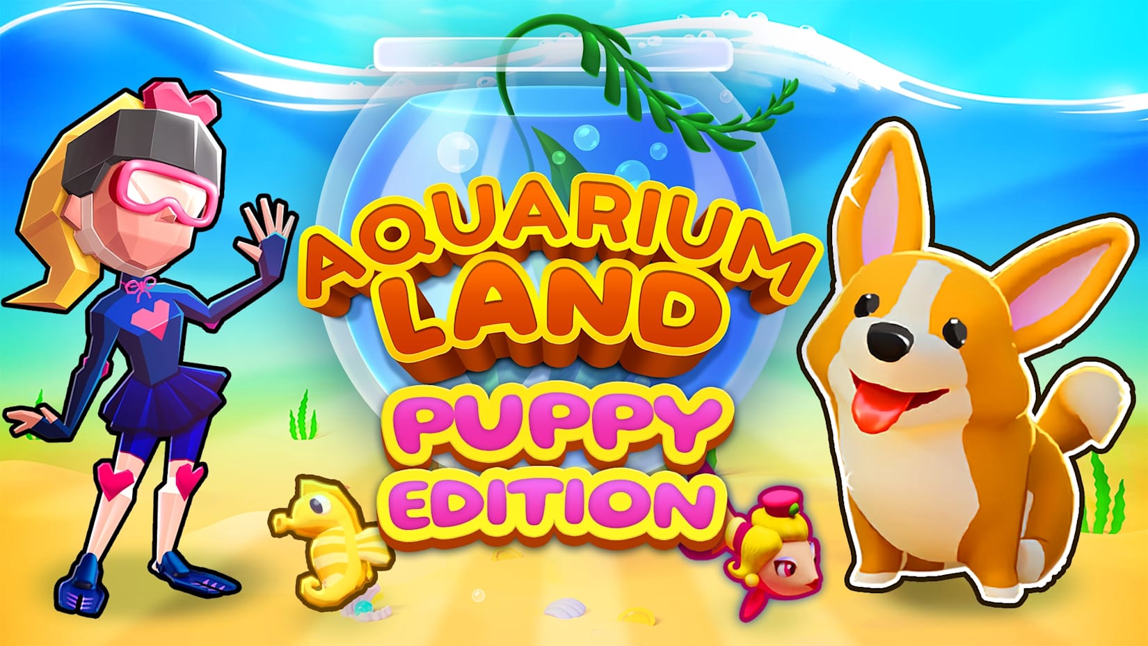 Capa de Aquarium Land: Puppy Edition