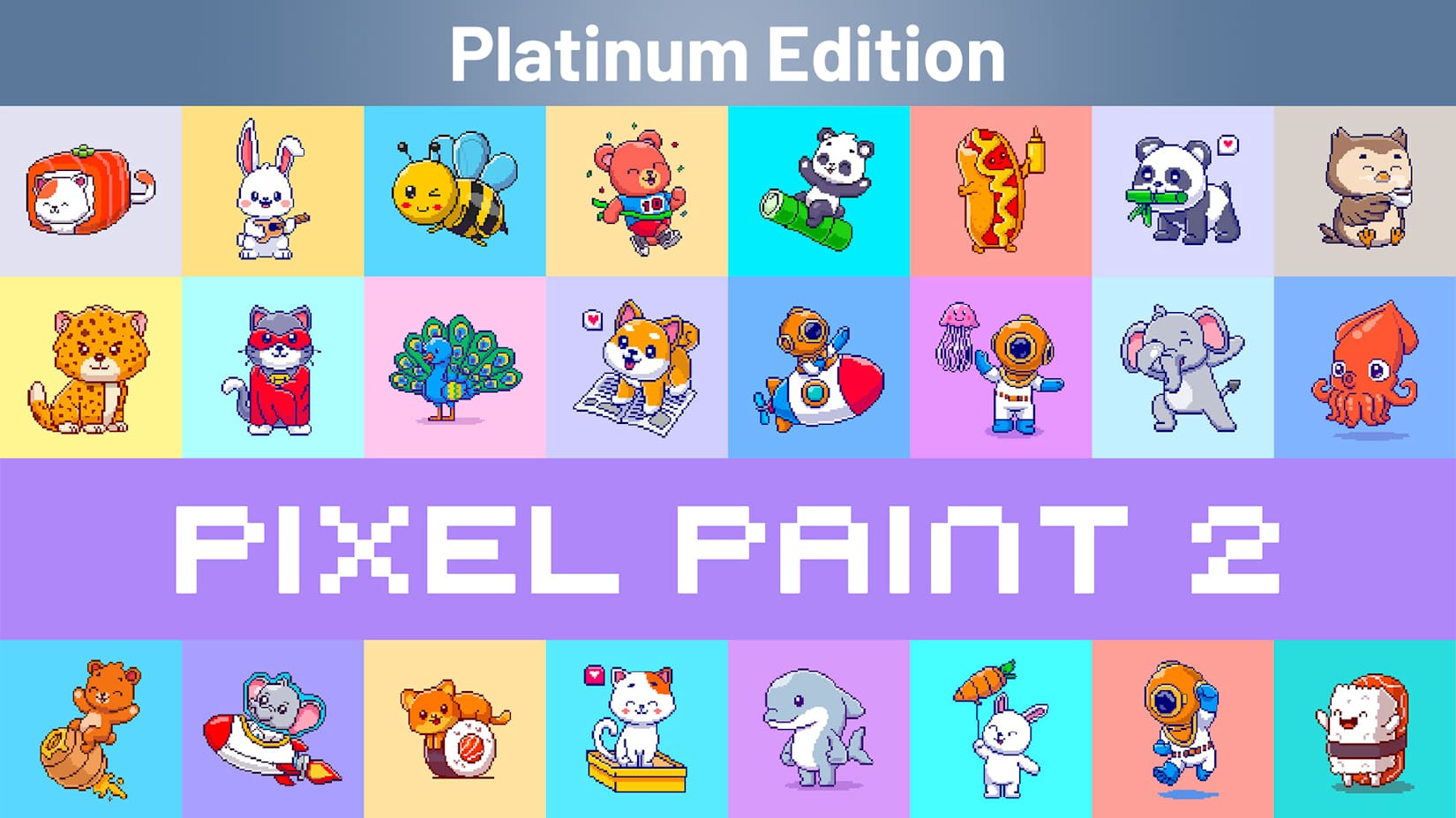 Capa de Pixel Paint 2 Platinum Edition