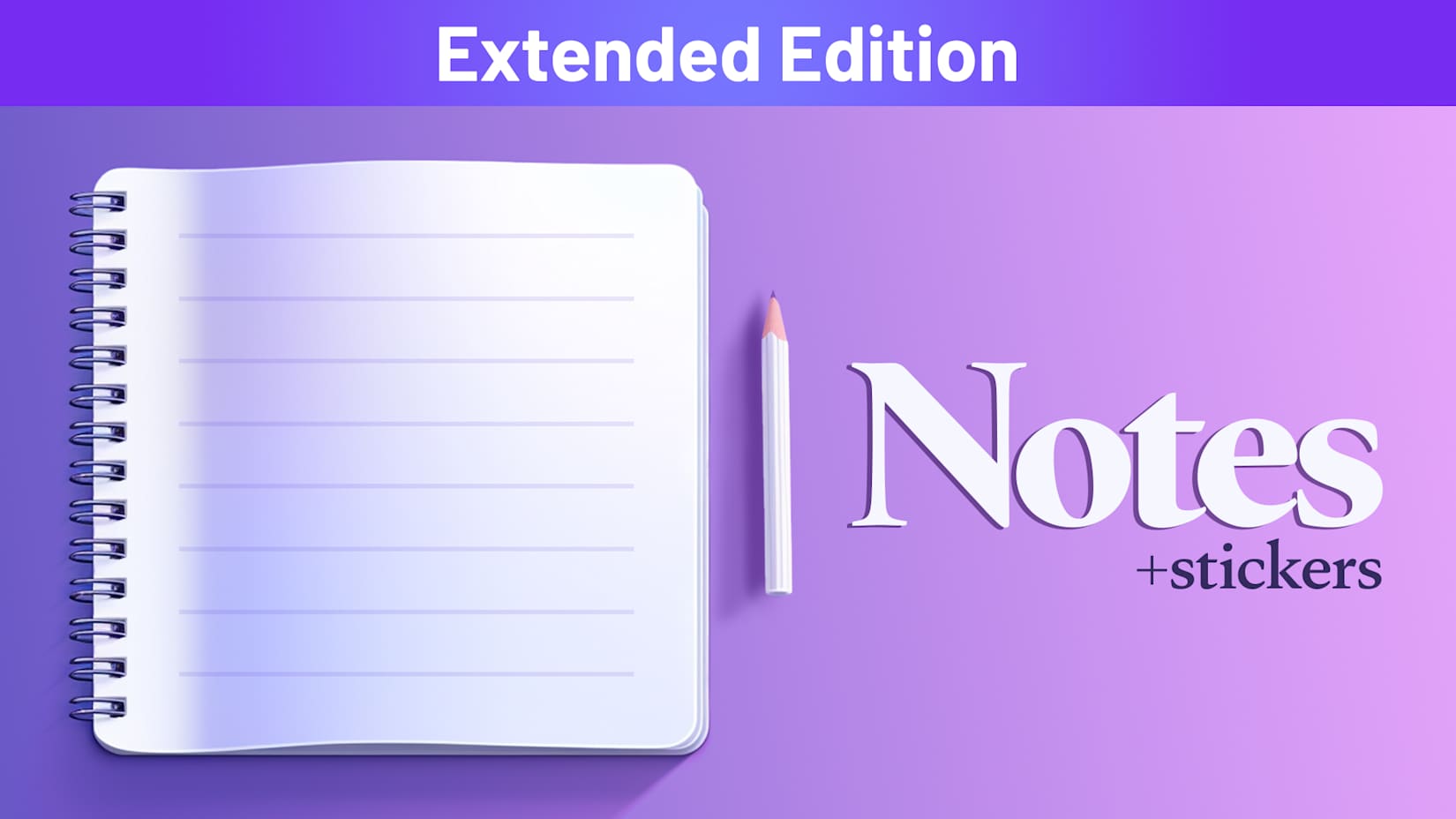 Capa de Notes + Stickers Extended Edition