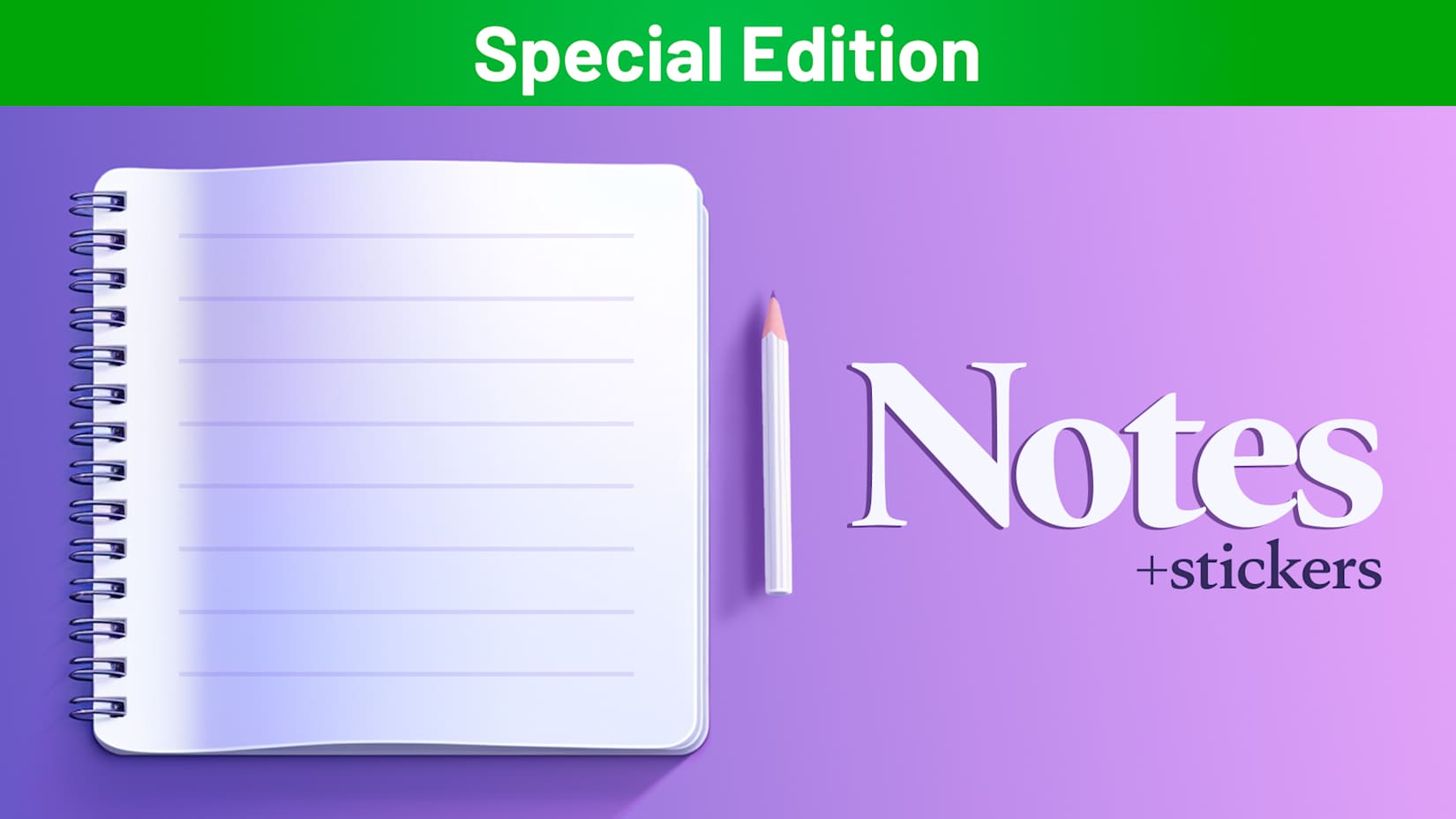 Capa de Notes + Stickers Special Edition