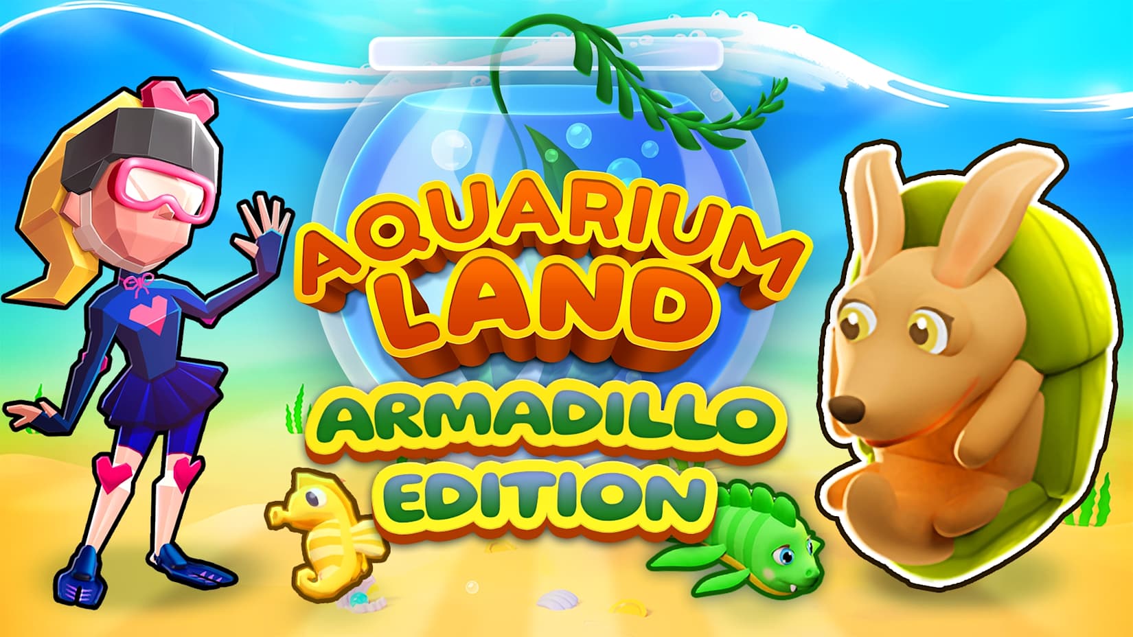 Capa de Aquarium Land: Armadillo Edition