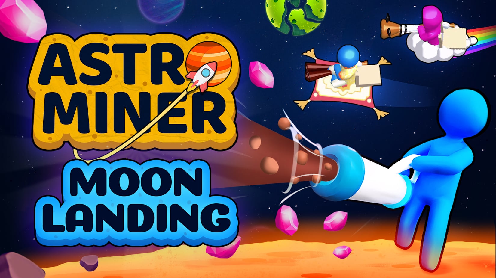 Astro Miner: Moon Landing 封面