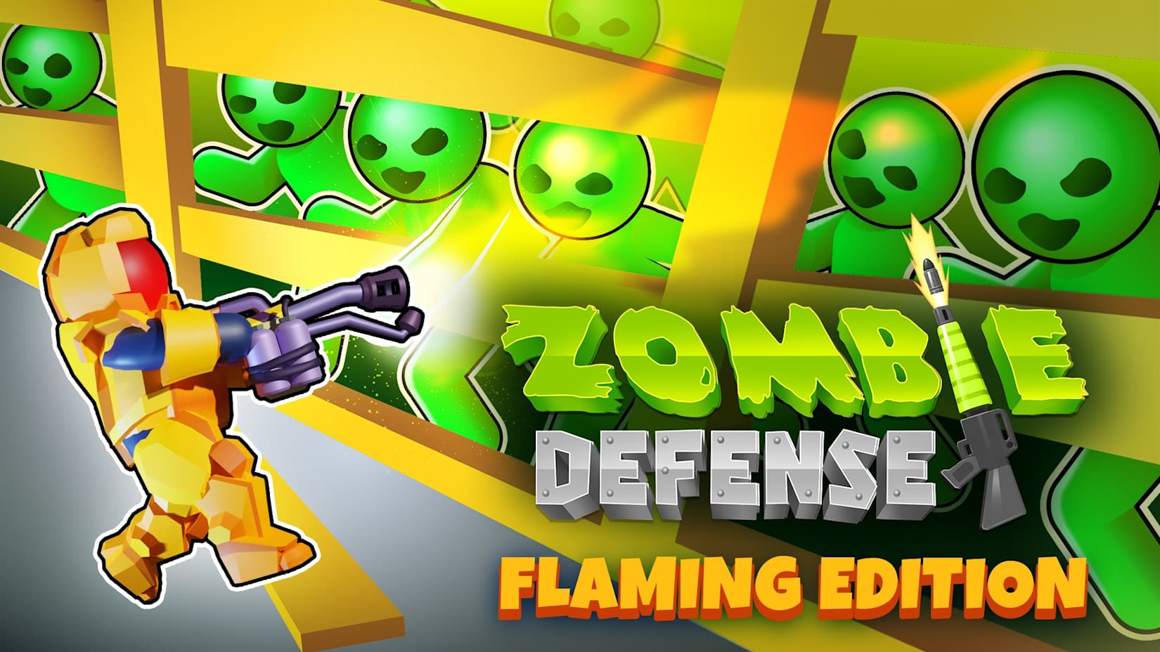 Capa de Zombie Defense: Flaming Edition