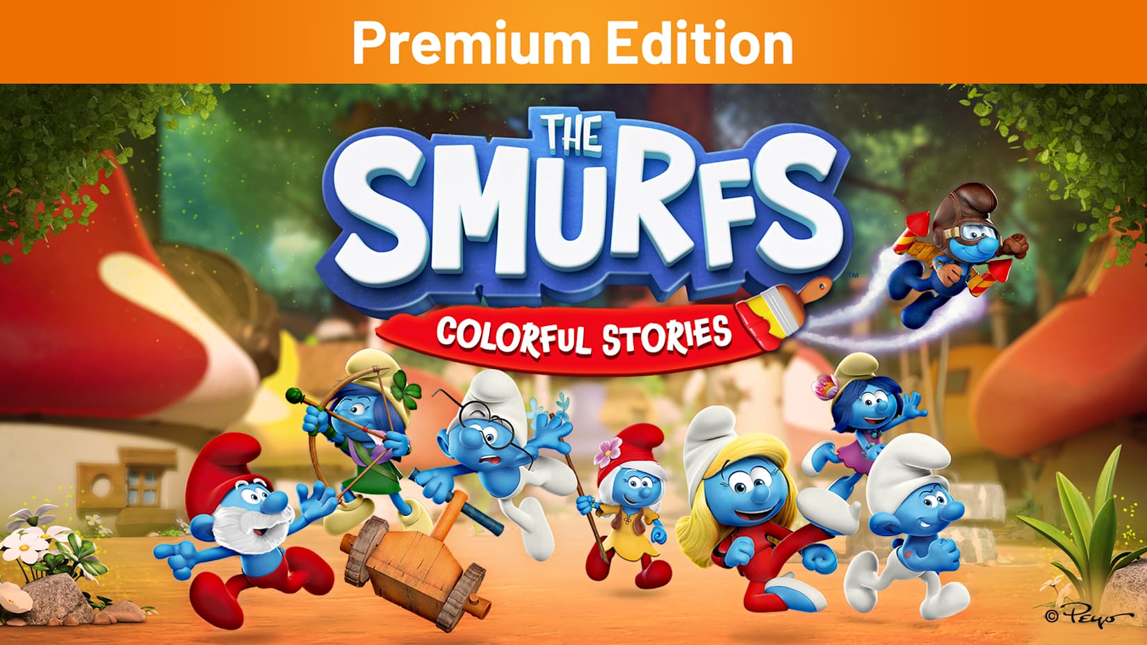 Capa de The Smurfs: Colorful Stories Premium Edition