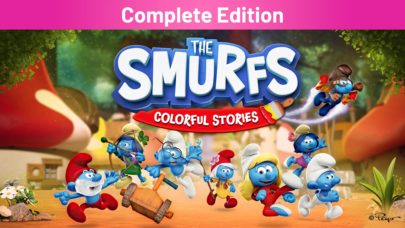 Capa de The Smurfs: Colorful Stories Complete Edition