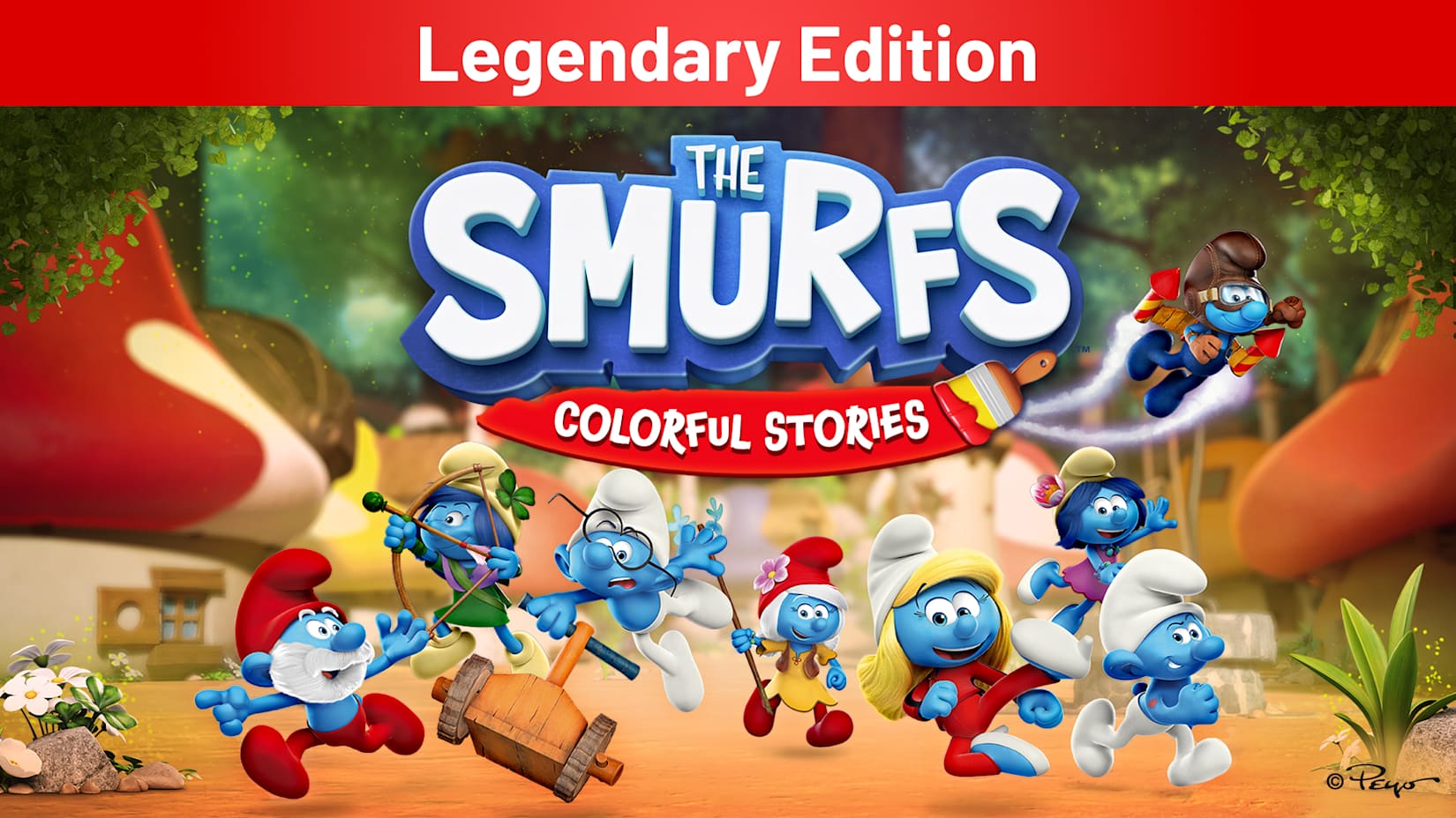 Capa de The Smurfs: Colorful Stories Legendary Edition